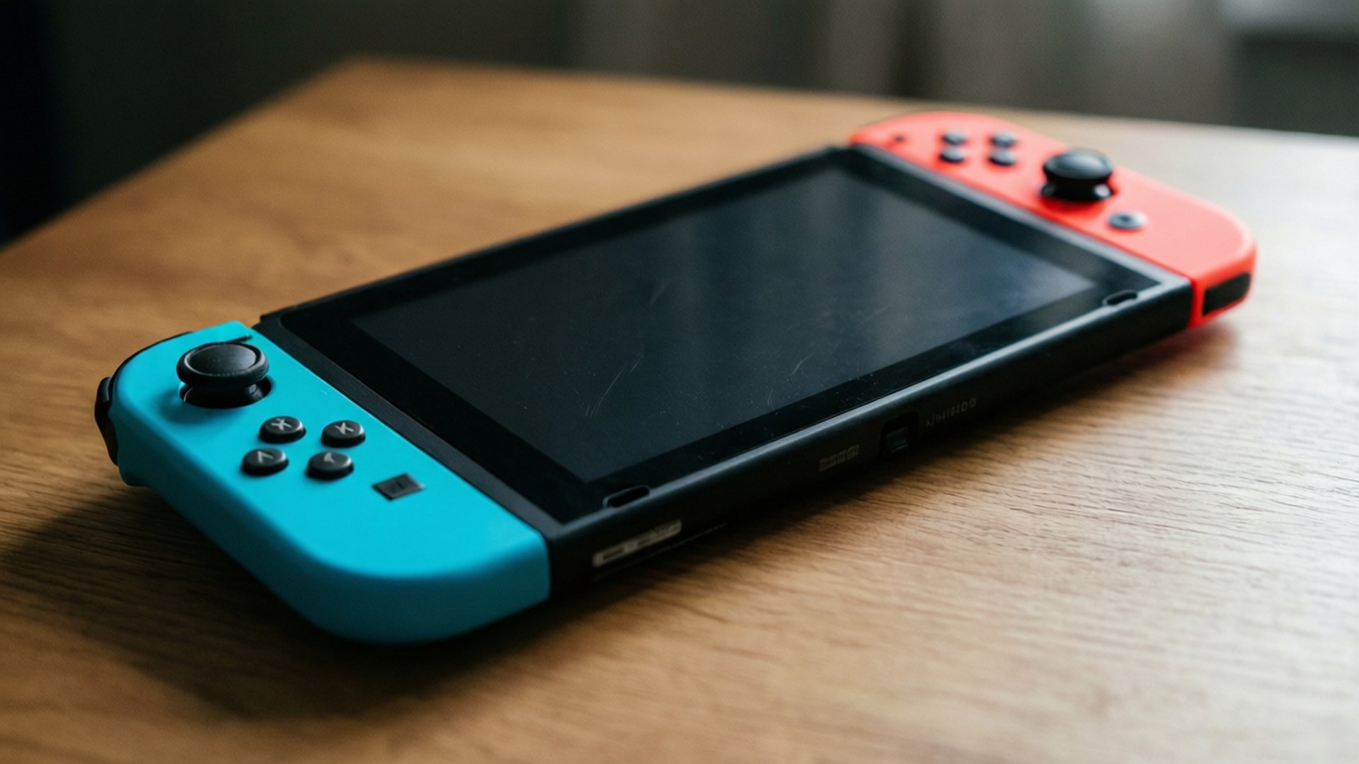 ภาพระยะใกล้ของ Nintendo Switch วอลเปเปอร์