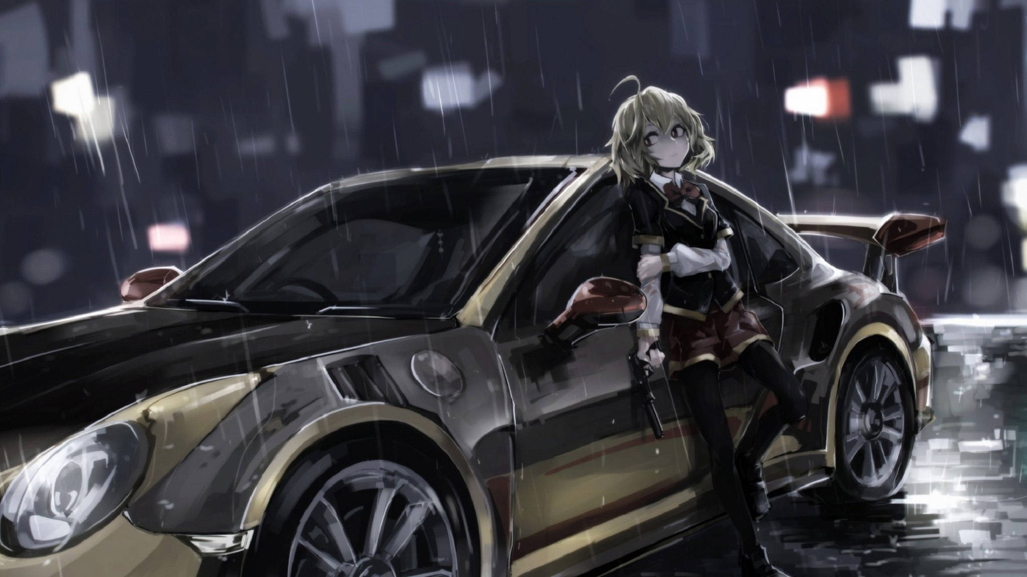 Nissan GT-R รถอนิเมะ วอลเปเปอร์