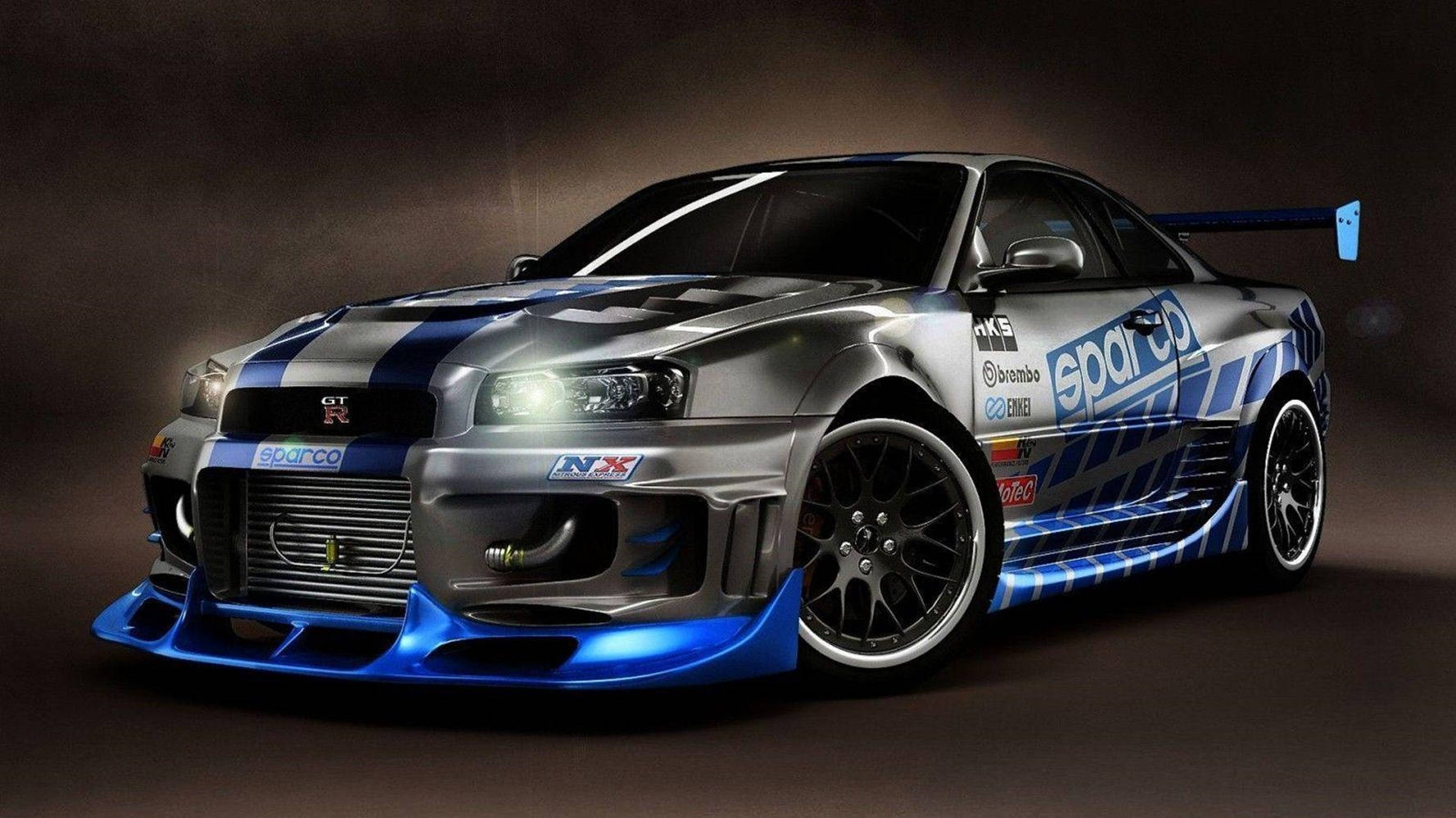 Nissan Skyline ในแอ็กชัน - สัญลักษณ์แห่งซีรีส์ Fast and Furious วอลเปเปอร์