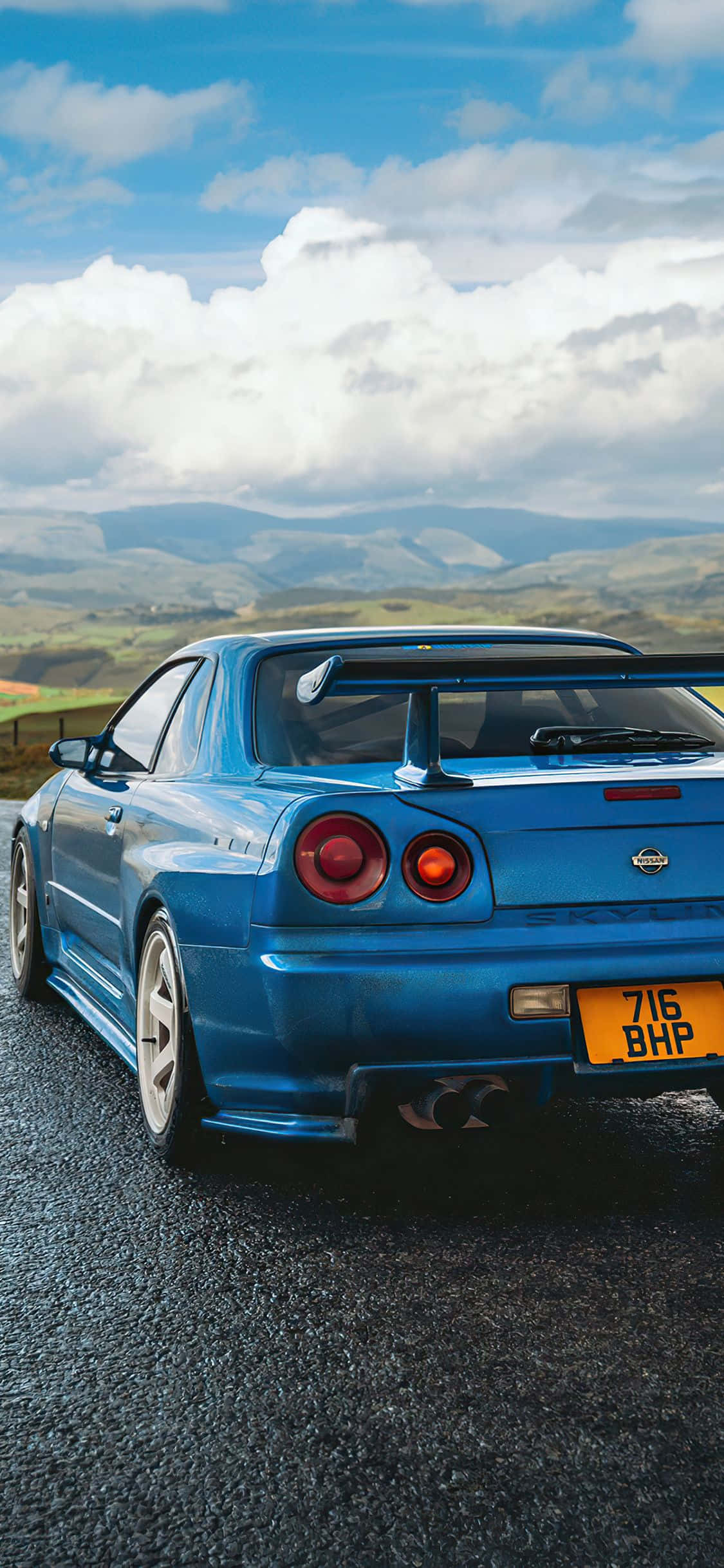 สัมผัส Nissan Skyline พร้อม iPhone วอลเปเปอร์