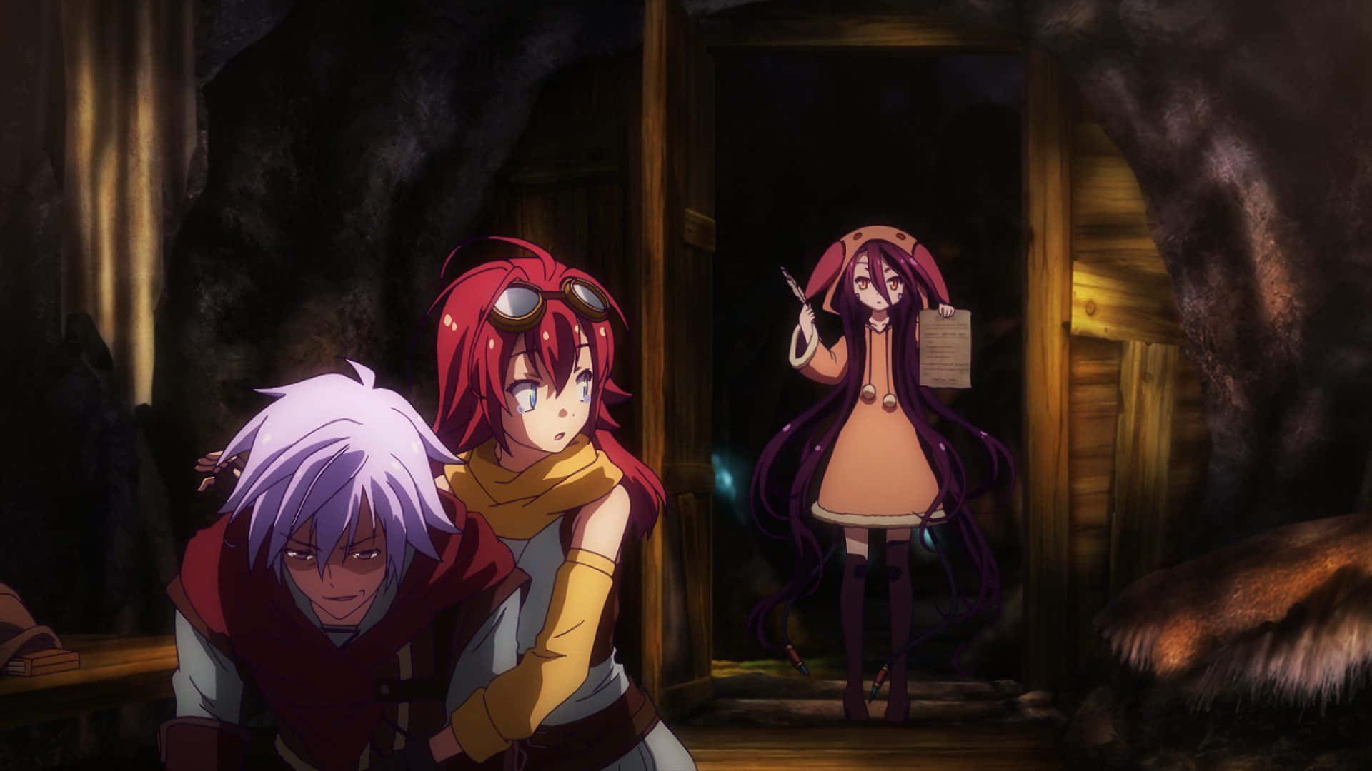 ภาพ No Game No Life Corounne Riku Scaping วอลเปเปอร์
