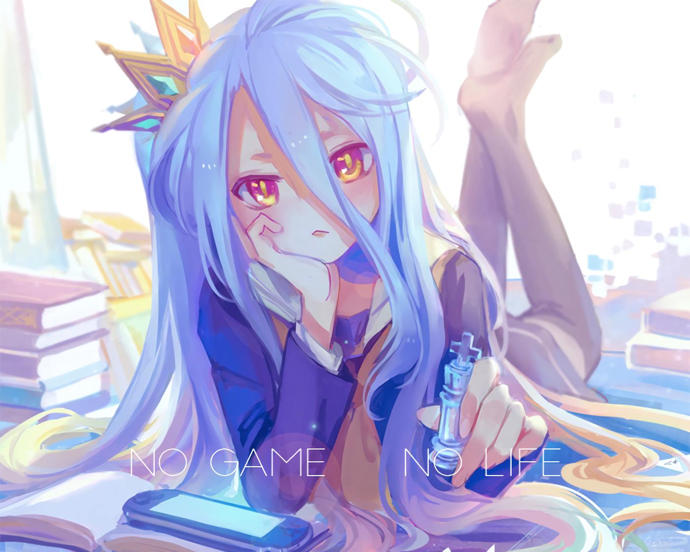 พี่น้องอัจฉริยะพิชิตโลกเสมือน - No Game No Life วอลเปเปอร์
