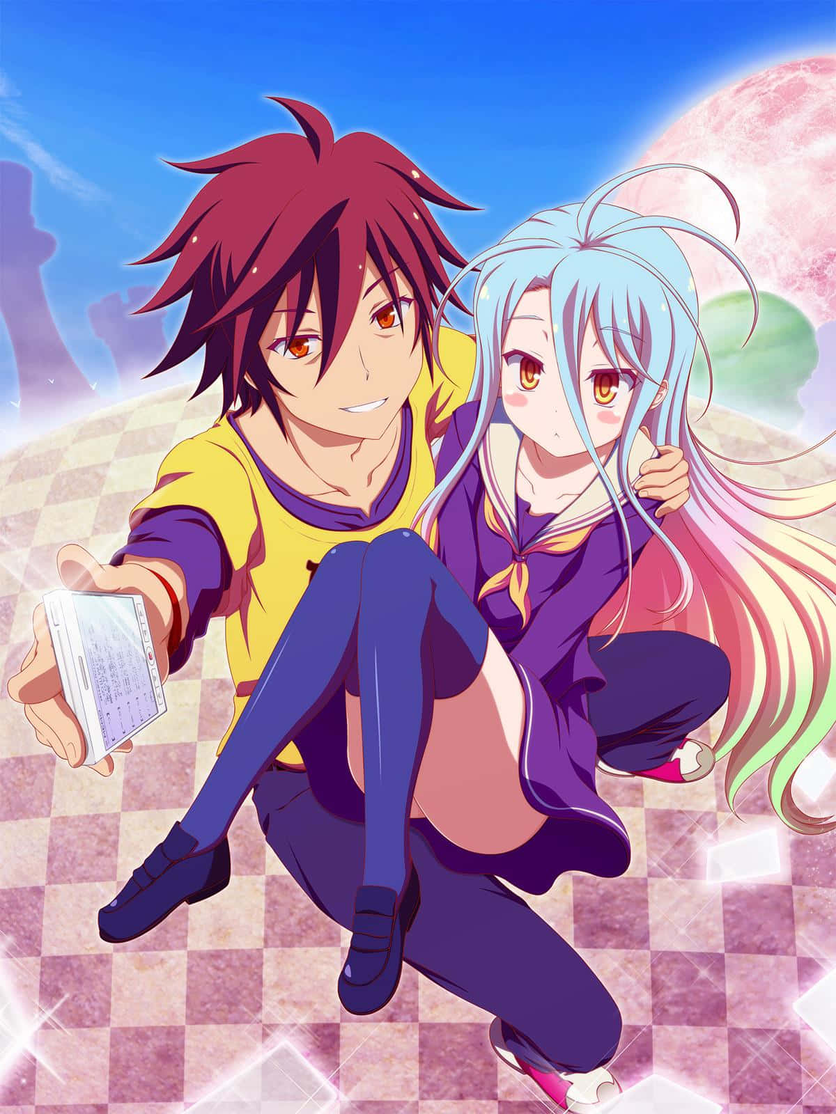 ภาพ No Game No Life โซระและชิโร่ วอลเปเปอร์