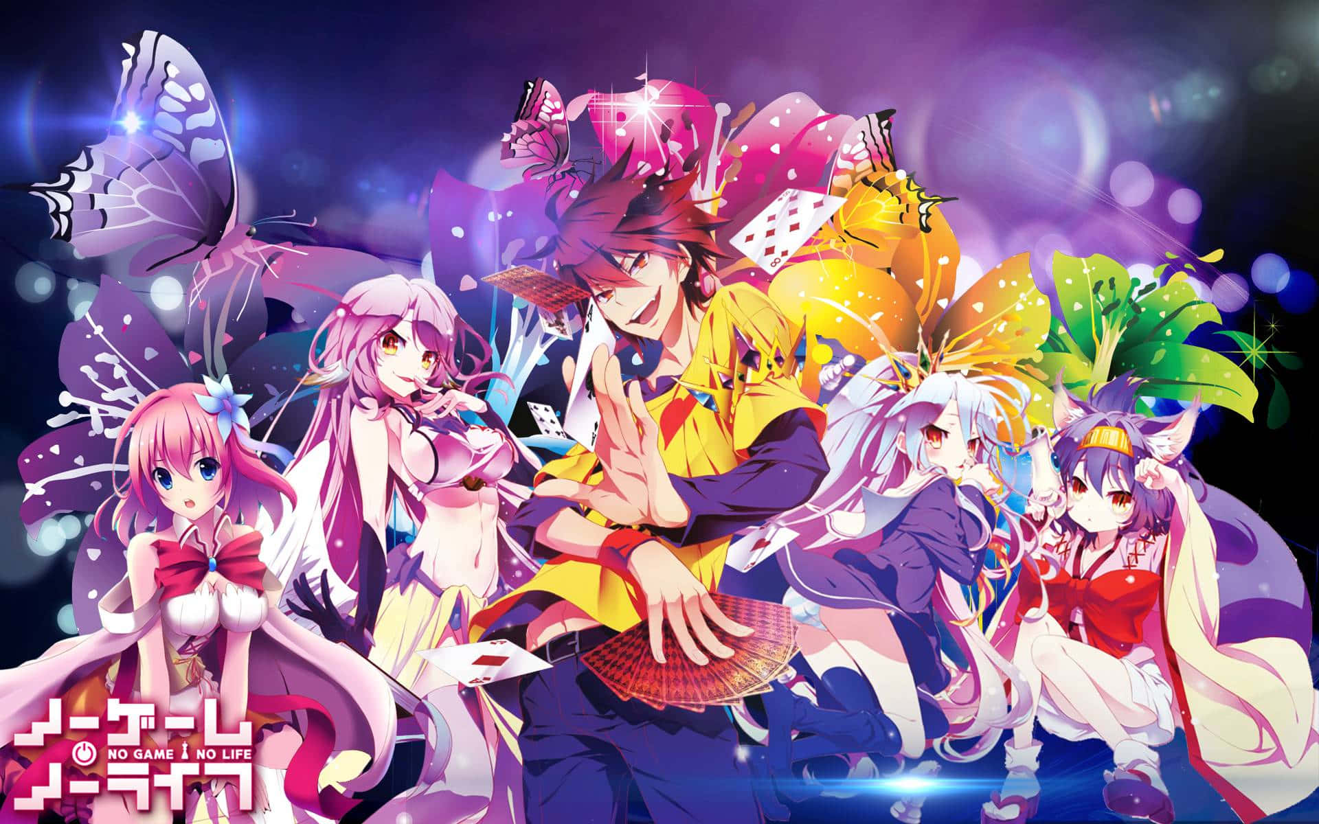 โลกแฟนตาซีเหนือจริงของ No Game No Life วอลเปเปอร์