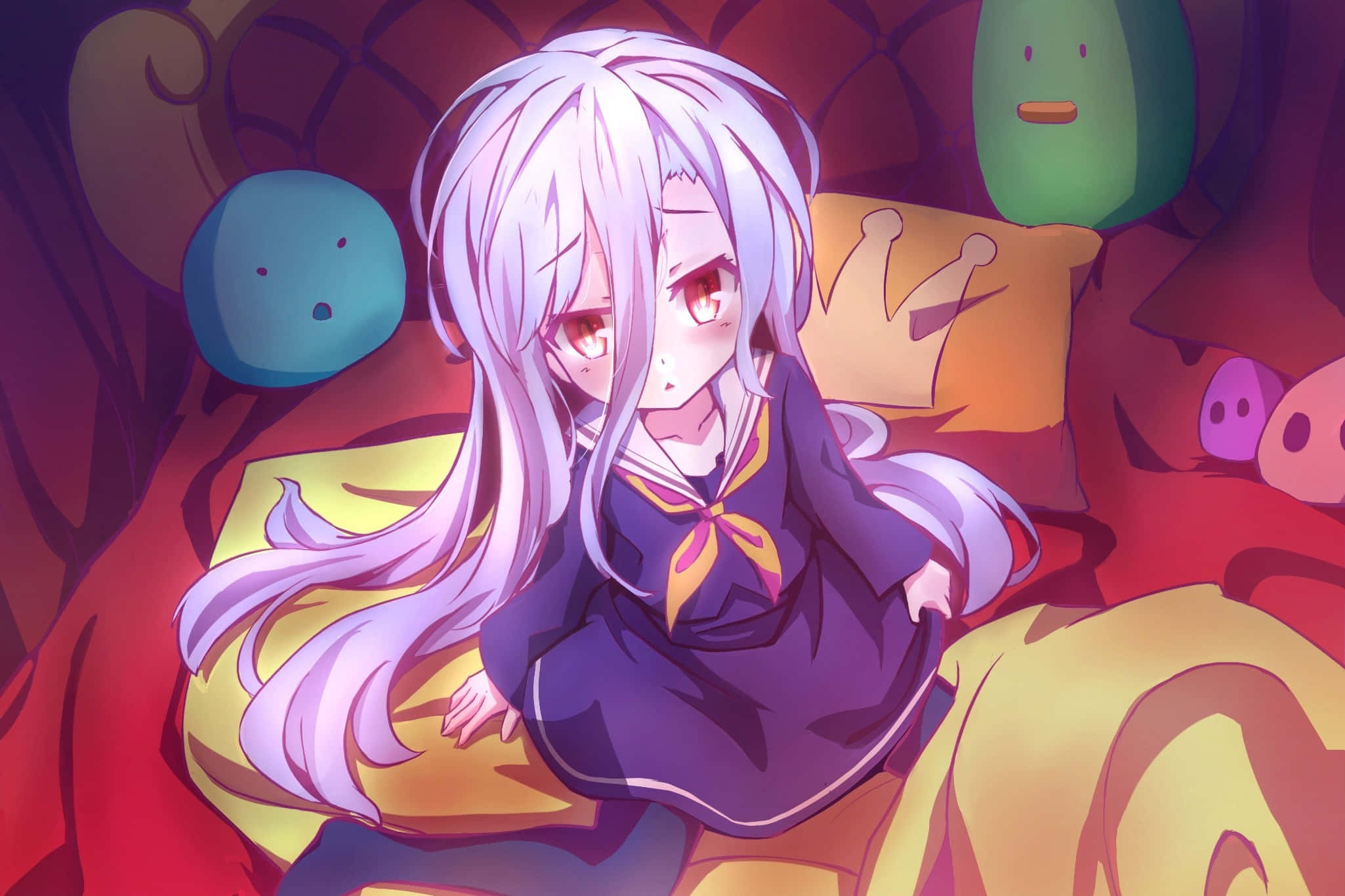 ไร้ขีดจำกัด ไร้พรมแดน: No Game No Life วอลเปเปอร์