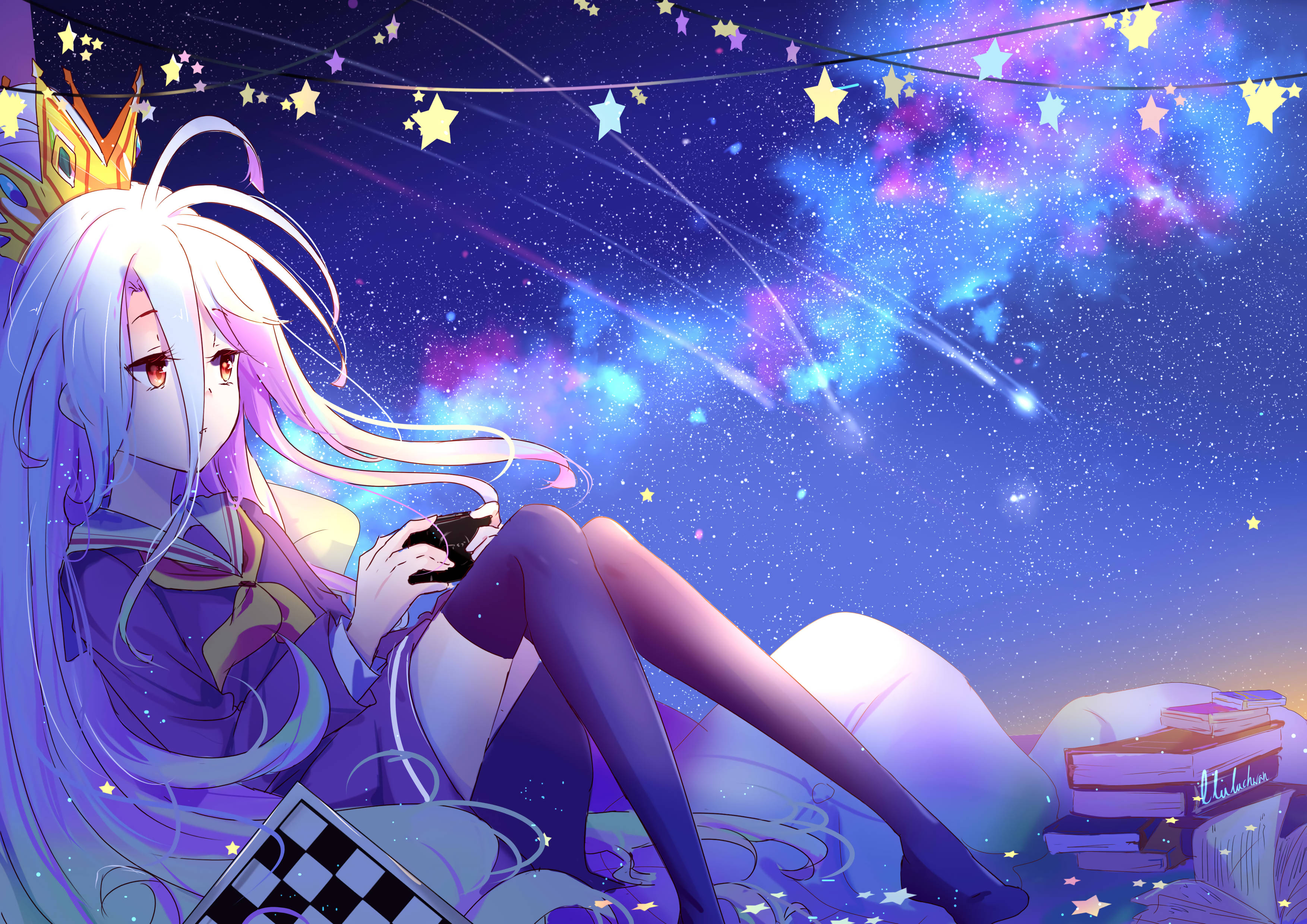 ตัวละครอนิเมะ No Game No Life วอลเปเปอร์