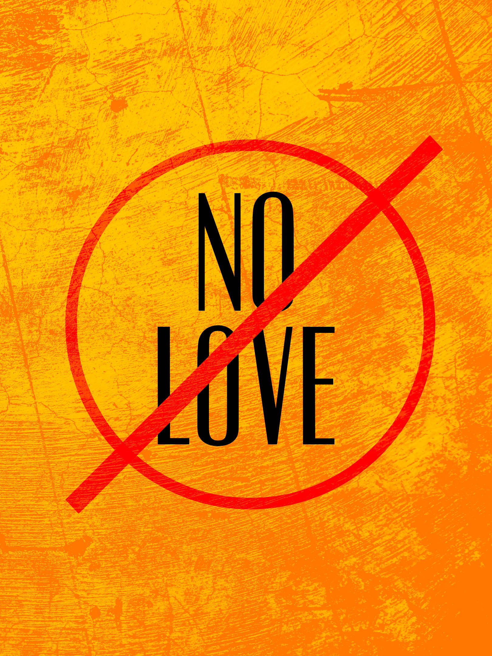 ป้ายสไตล์ No Love วอลเปเปอร์