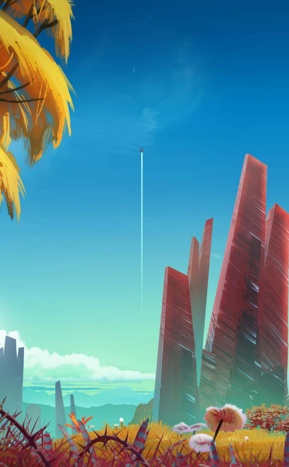 ทะลุผ่านพรมแดนสุดท้ายบนโทรศัพท์ No Man's Sky ของคุณ วอลเปเปอร์