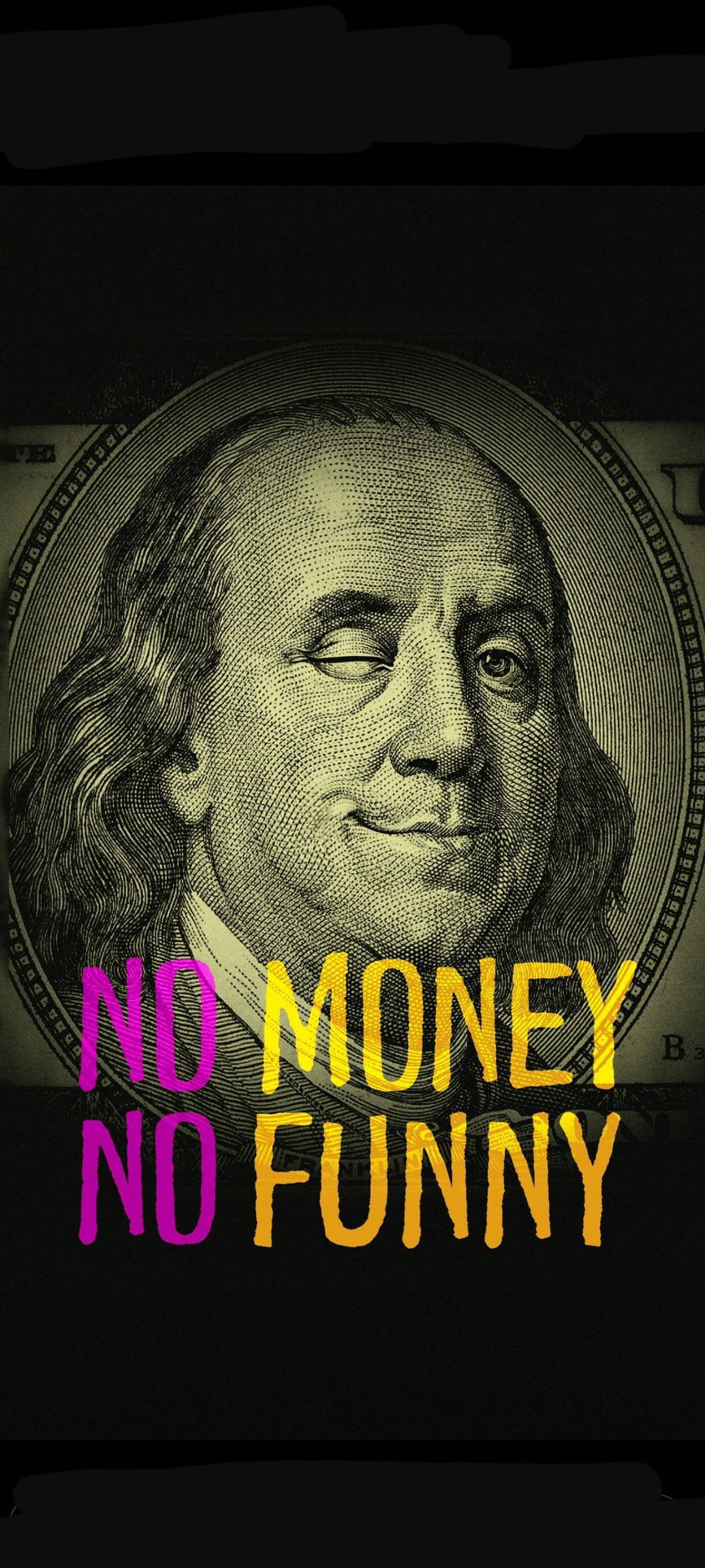 No Money No Funny iPhone วอลเปเปอร์