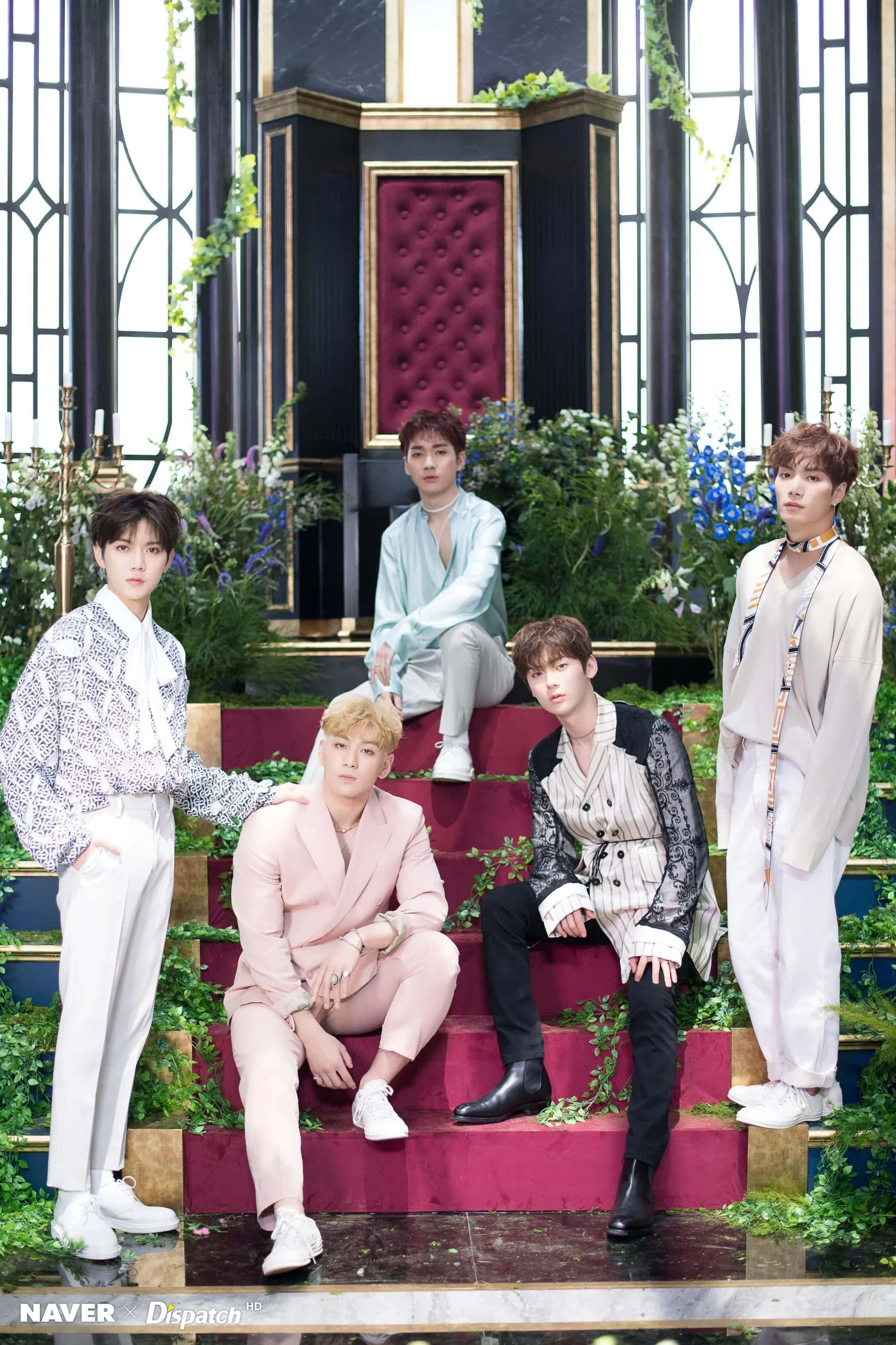Nuest Kpop วงบอยแบนด์คลาสสิก วอลเปเปอร์