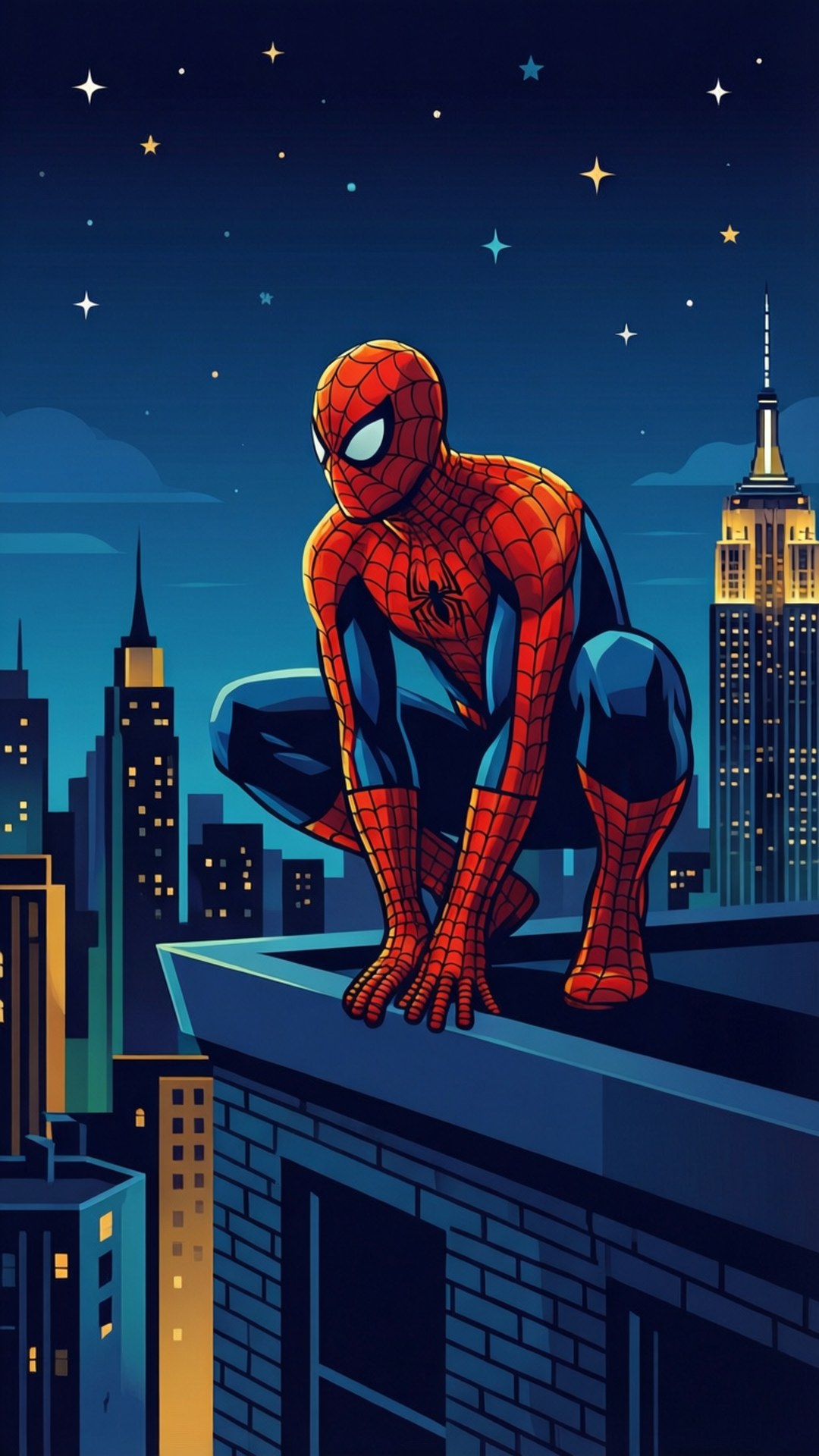 ยามค่ำคืนเหนือ NYC วอลเปเปอร์
