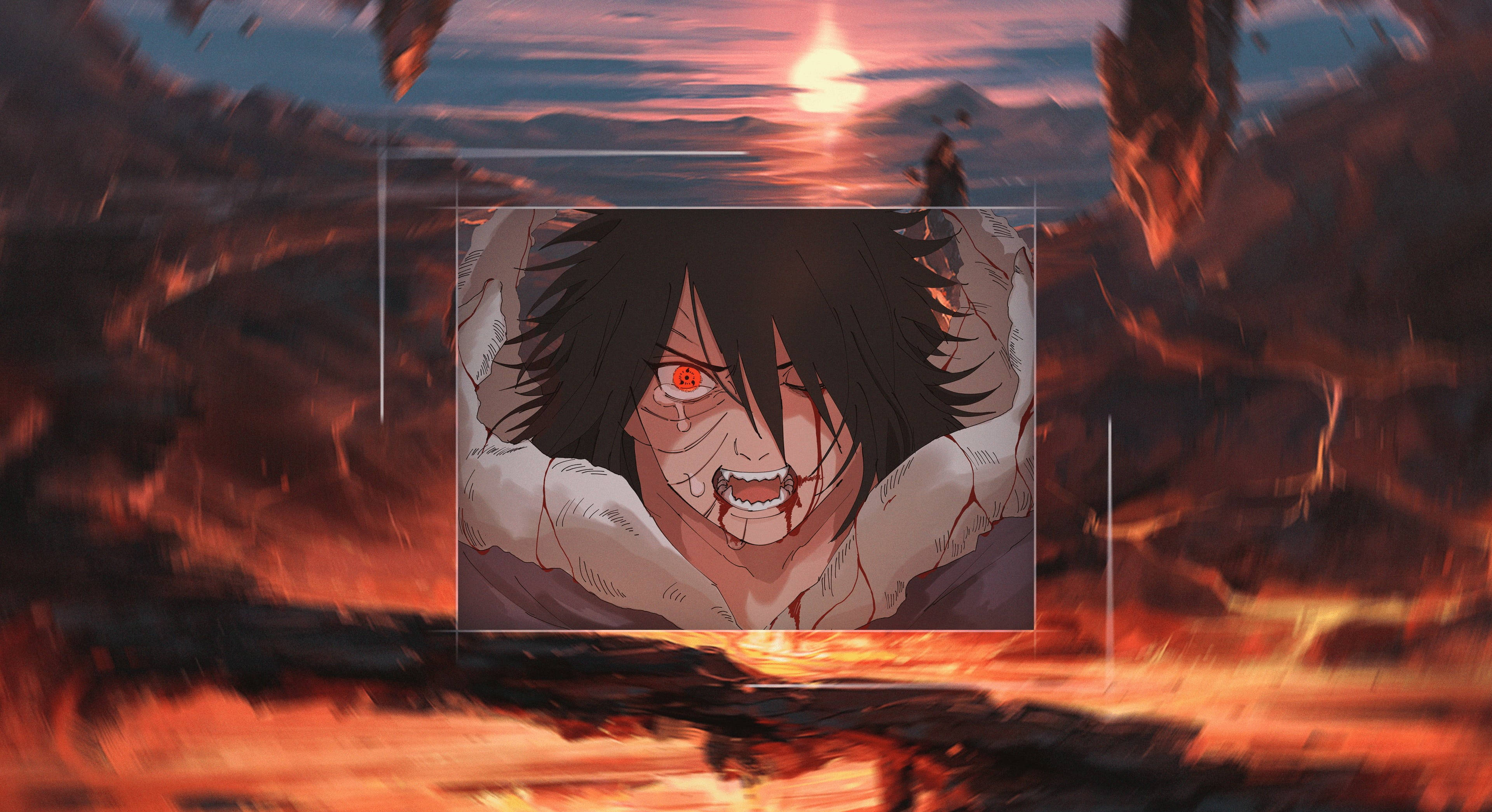 Obito Uchiha ลาวา 4K วอลเปเปอร์