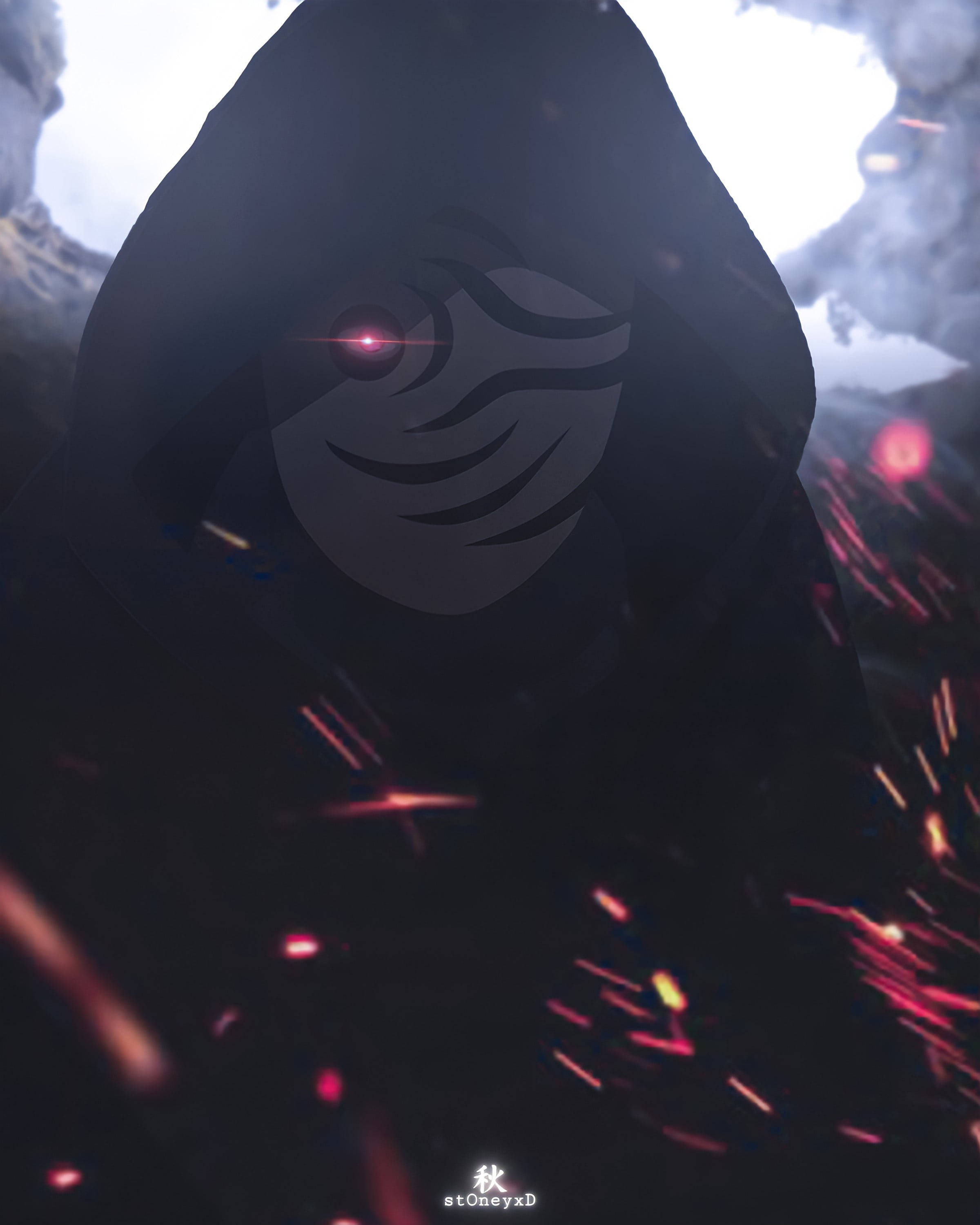 Obito Uchiha ภัยคุกคาม 4K วอลเปเปอร์