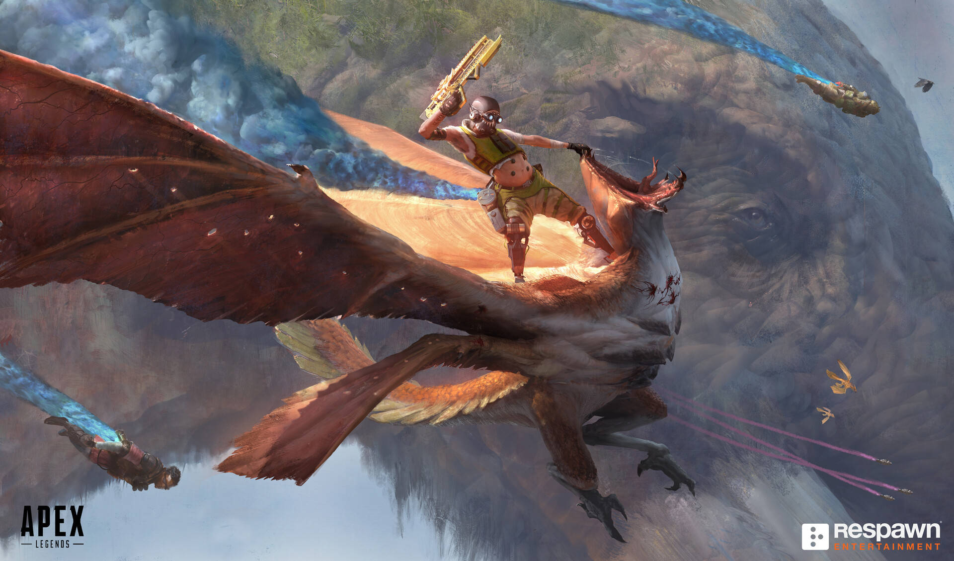 Apex Legends Octane เด็กผู้ชายอนิเมะ — GIF เจ๋ง วอลเปเปอร์