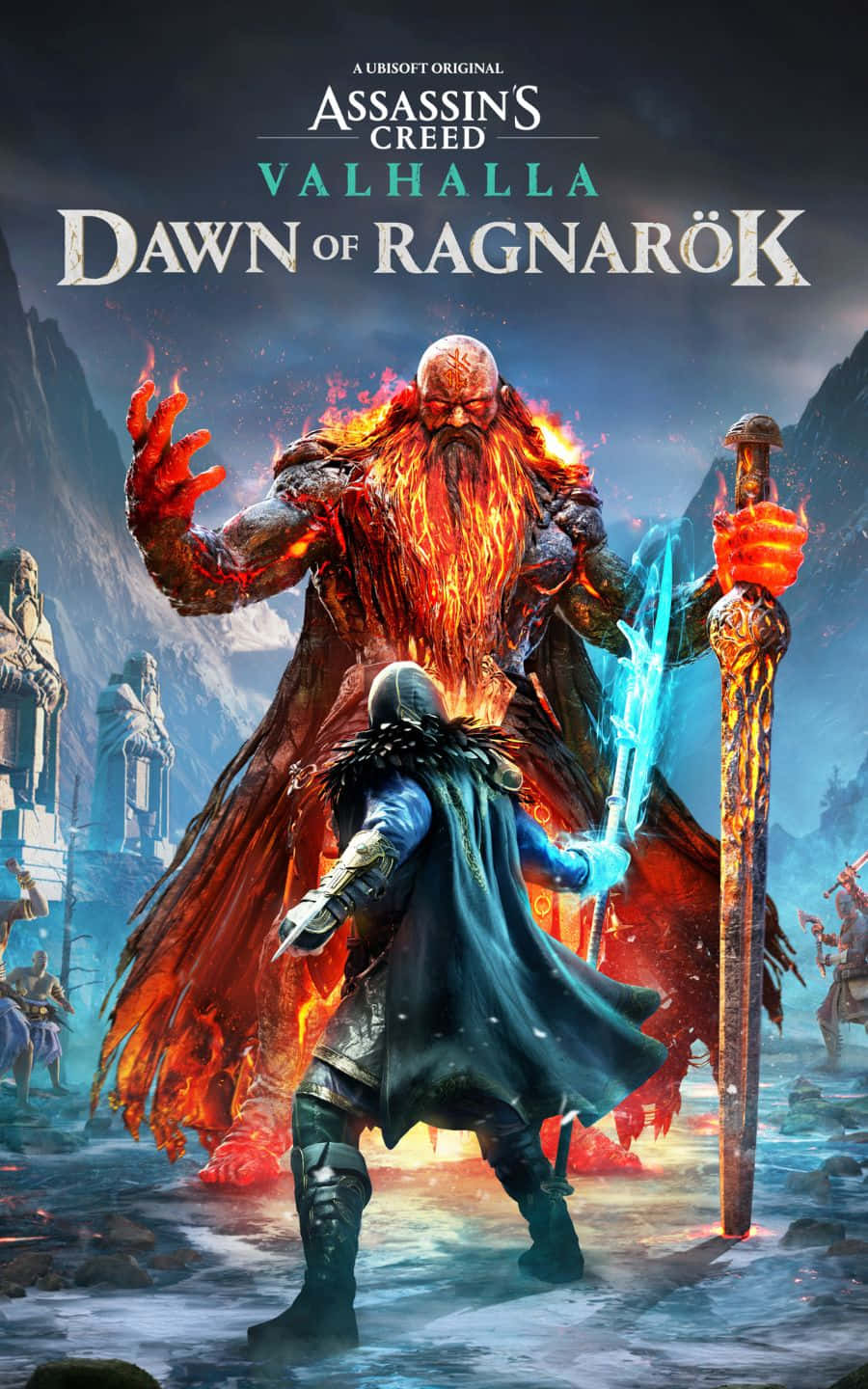 Odin Faced Surtr 1440p Assassin's Creed Valhalla Background วอลเปเปอร์