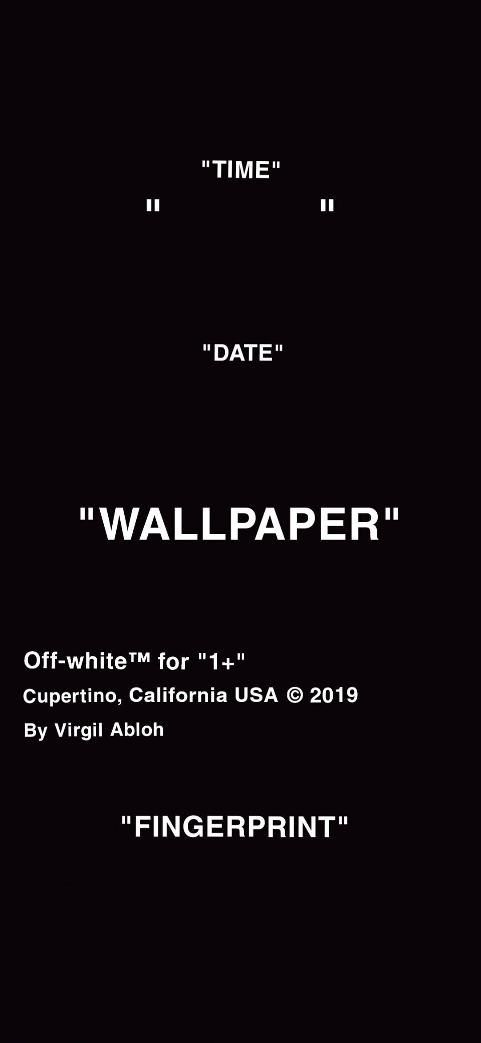 ความสง่างามแบบมินิมอลใน Off White วอลเปเปอร์