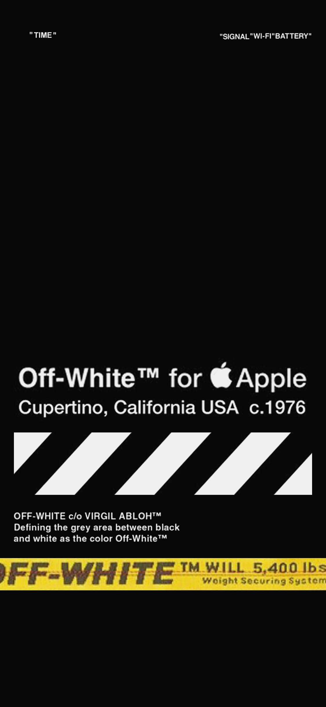 Off White iPhone 11 ใหม่เอี่ยม พร้อมดีไซน์ทันสมัยและมีสไตล์ วอลเปเปอร์
