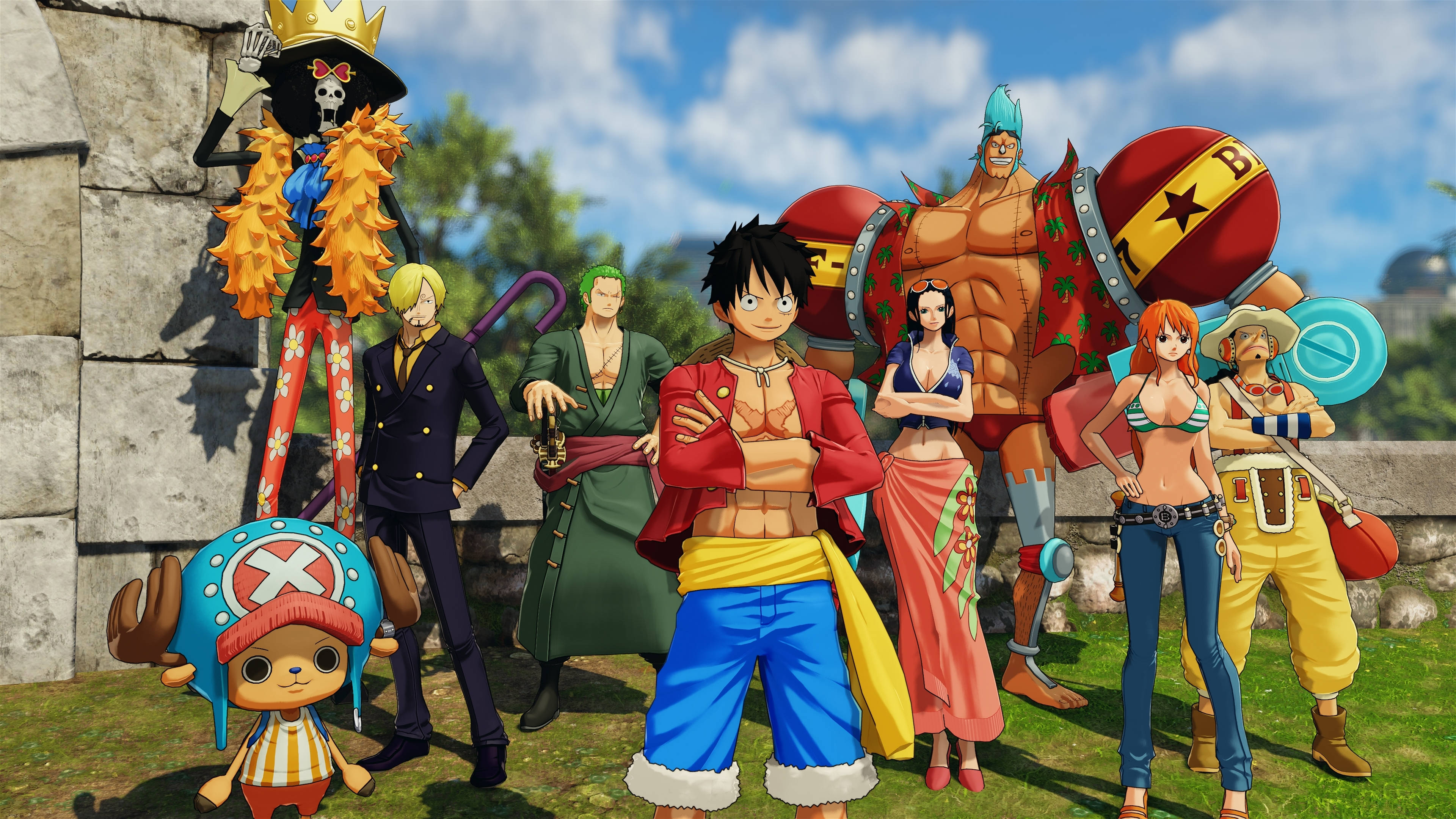 One Piece 4K อนิเมะกราฟิก วอลเปเปอร์