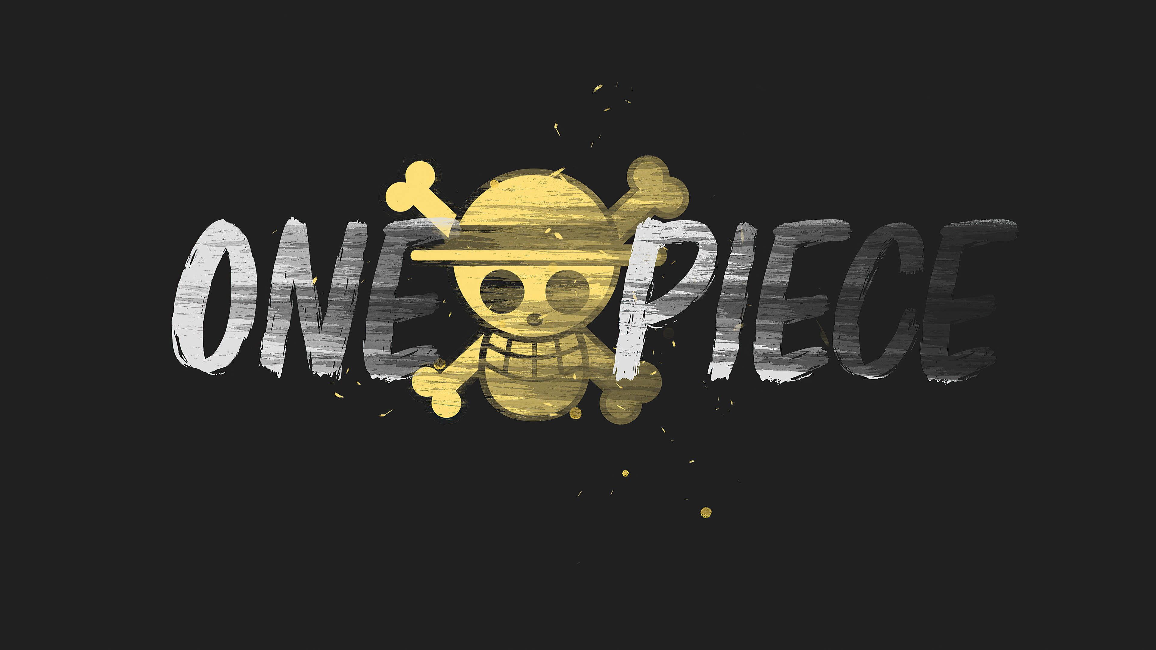 กะโหลกสีทอง One Piece สำหรับเดสก์ทอป วอลเปเปอร์