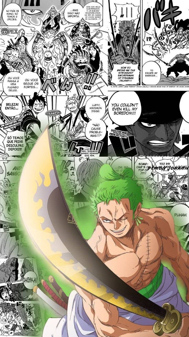 โซโระติดอาวุธ One Piece สไตล์สวยงาม วอลเปเปอร์