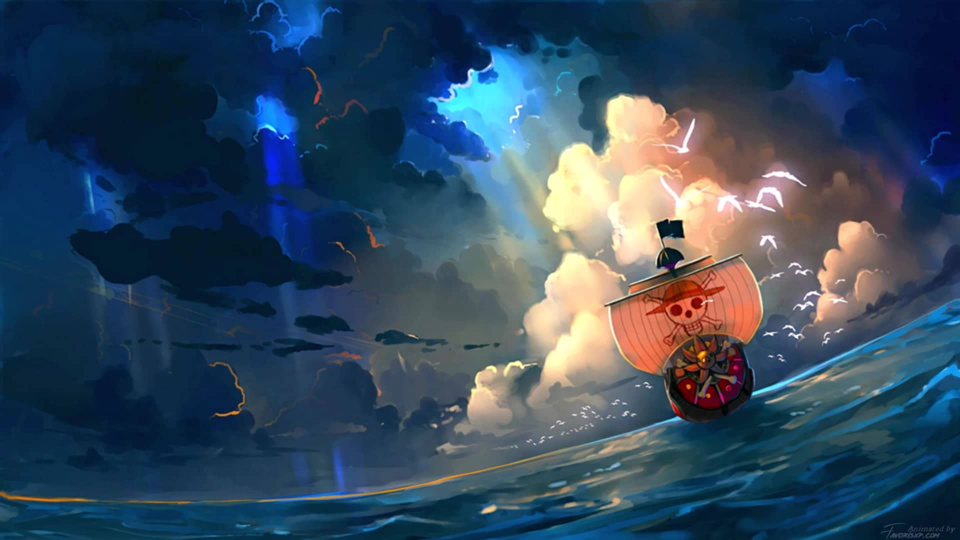 ภาพวาด One Piece แบบโต้ตอบ วอลเปเปอร์