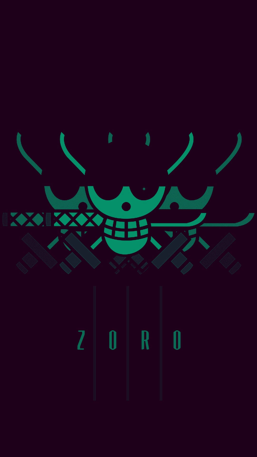 One Piece วอลเปเปอร์มือถือ Zoro Jolly Roger วอลเปเปอร์
