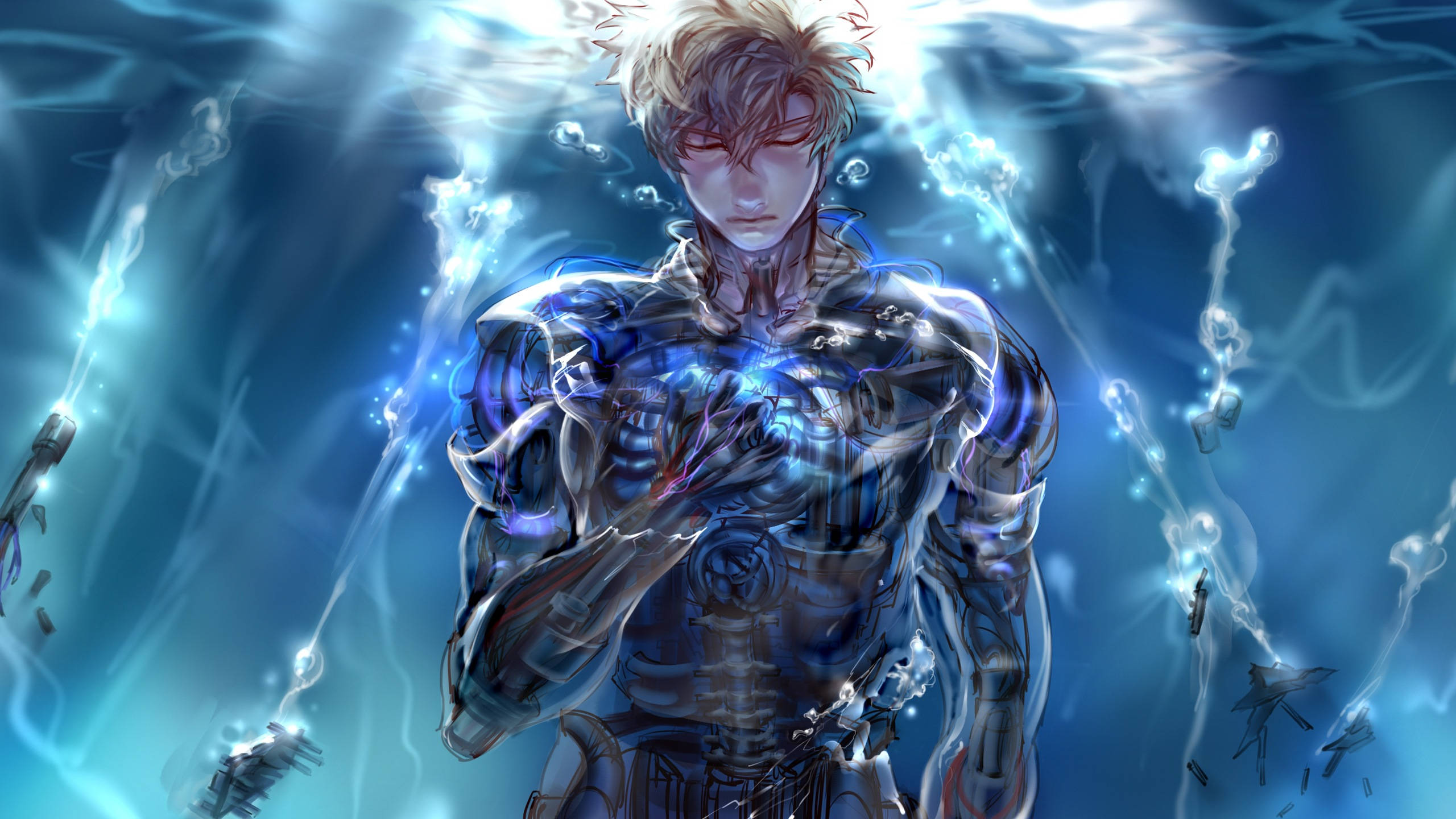 ตัวละครอนิเมะ One Punch Man วอลเปเปอร์