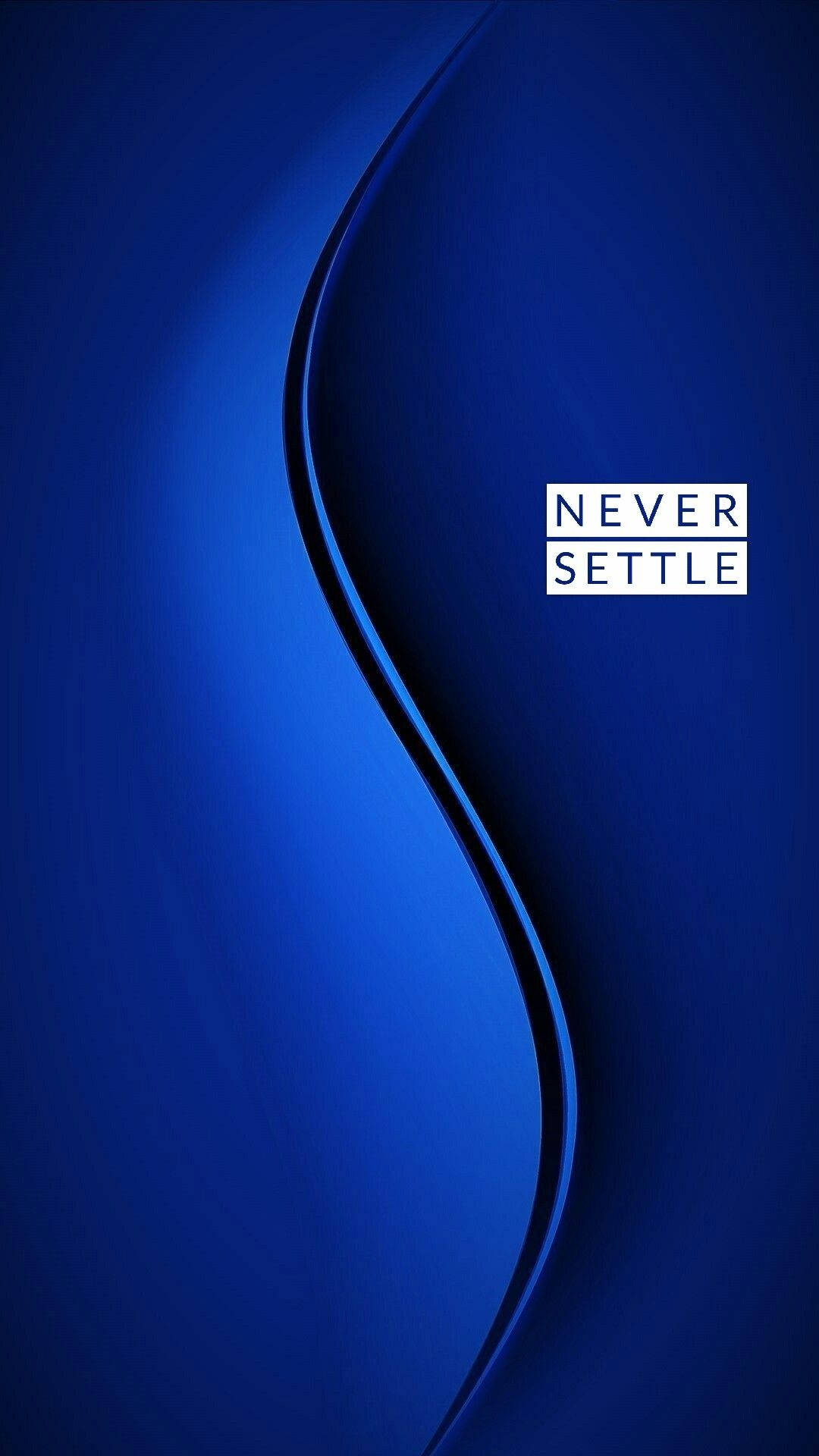 OnePlus Blue Curve วอลเปเปอร์