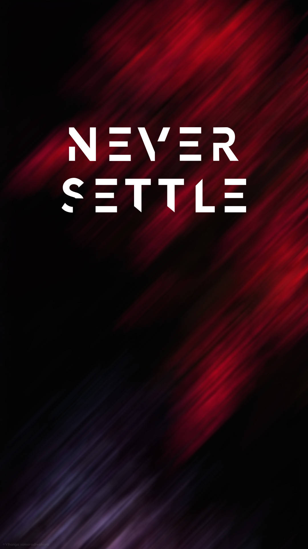 OnePlus Mahogany Never Settle วอลเปเปอร์