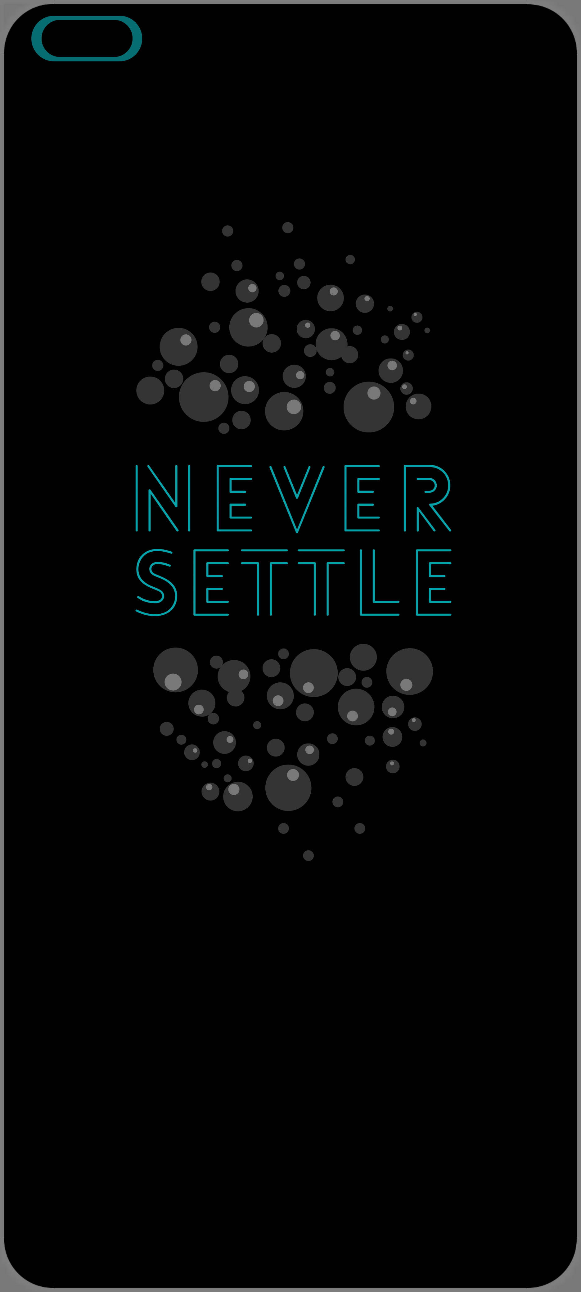 OnePlus Nord Never Settle ฟอง วอลเปเปอร์