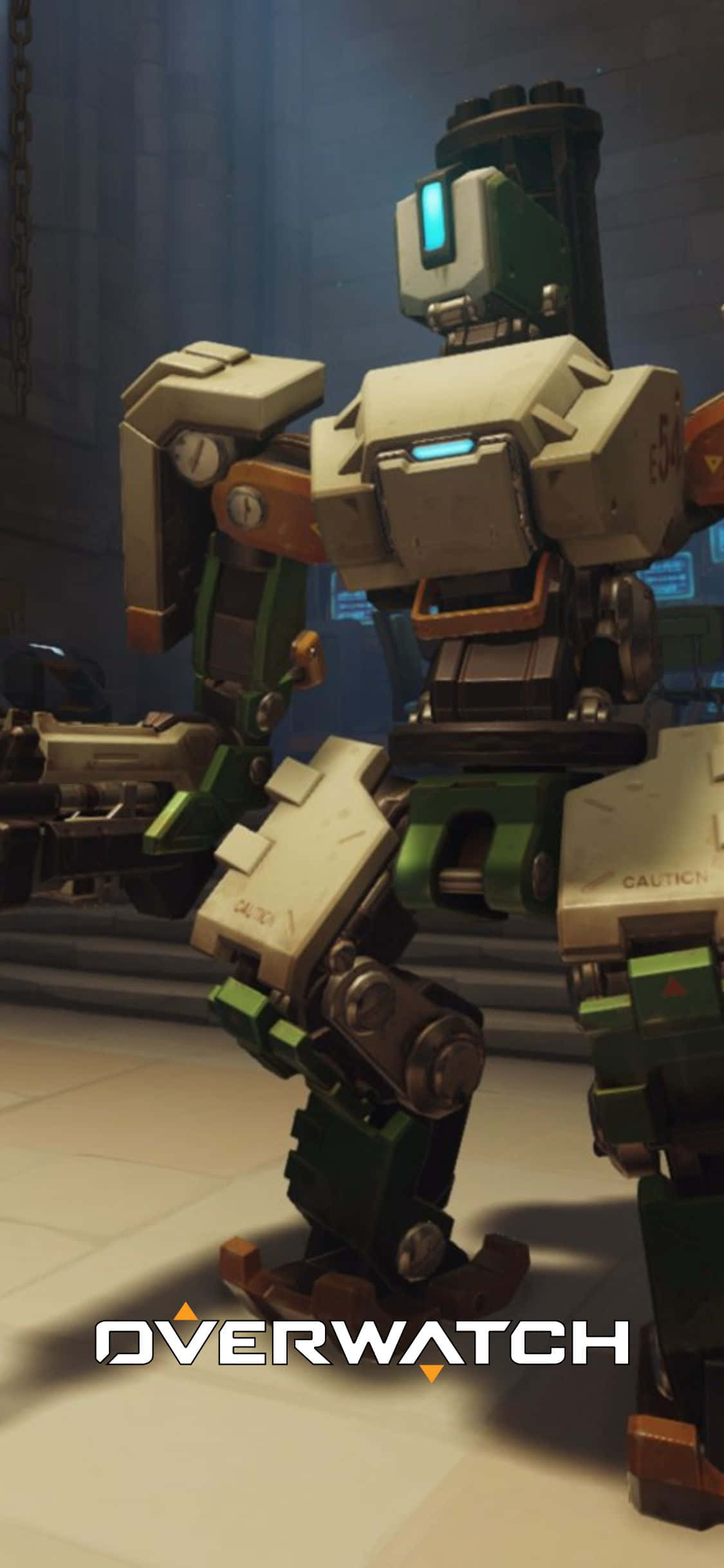 overwatch - หุ่นยนต์ถือปืน วอลเปเปอร์