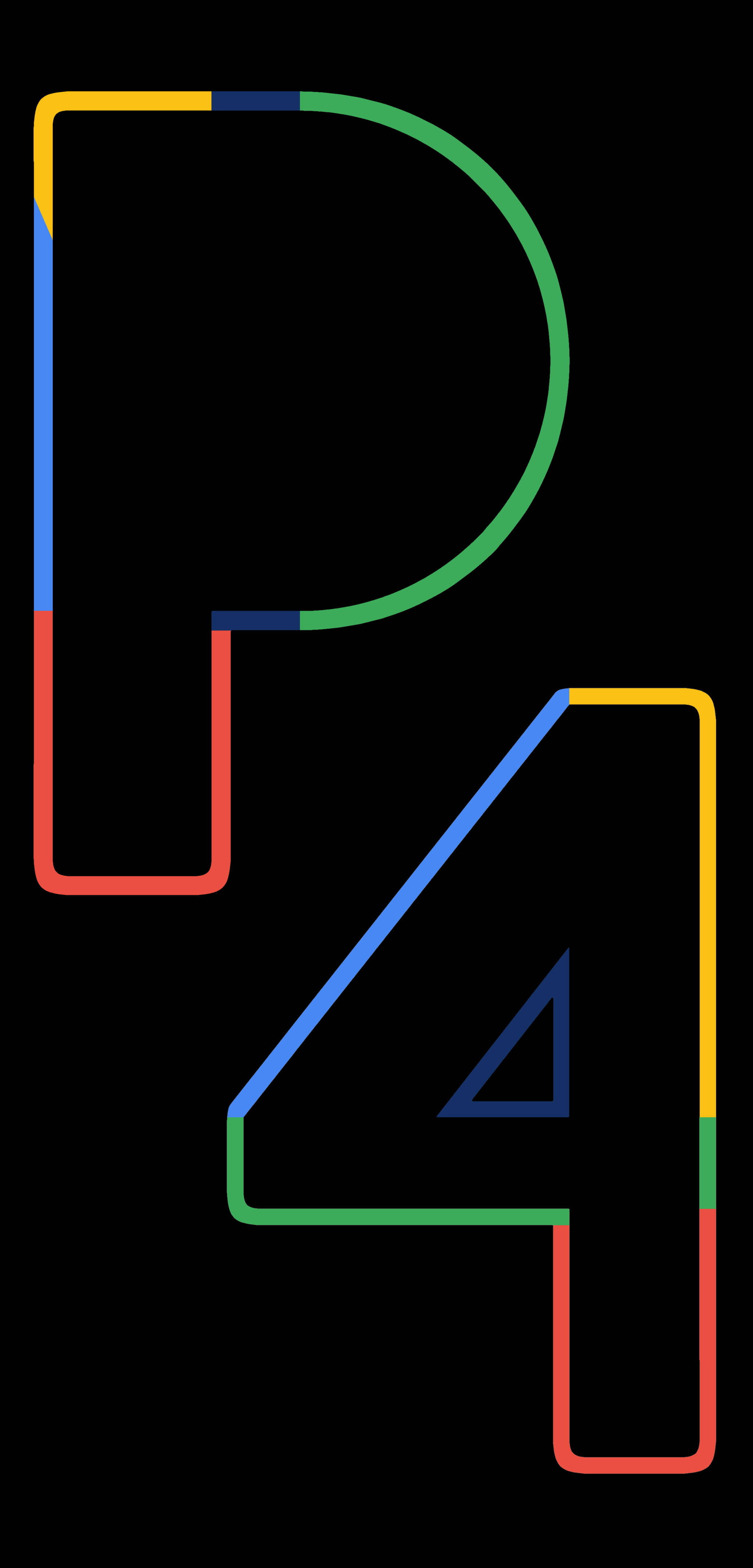 P4 เส้นสายศิลป์ Google Pixel 4 วอลเปเปอร์