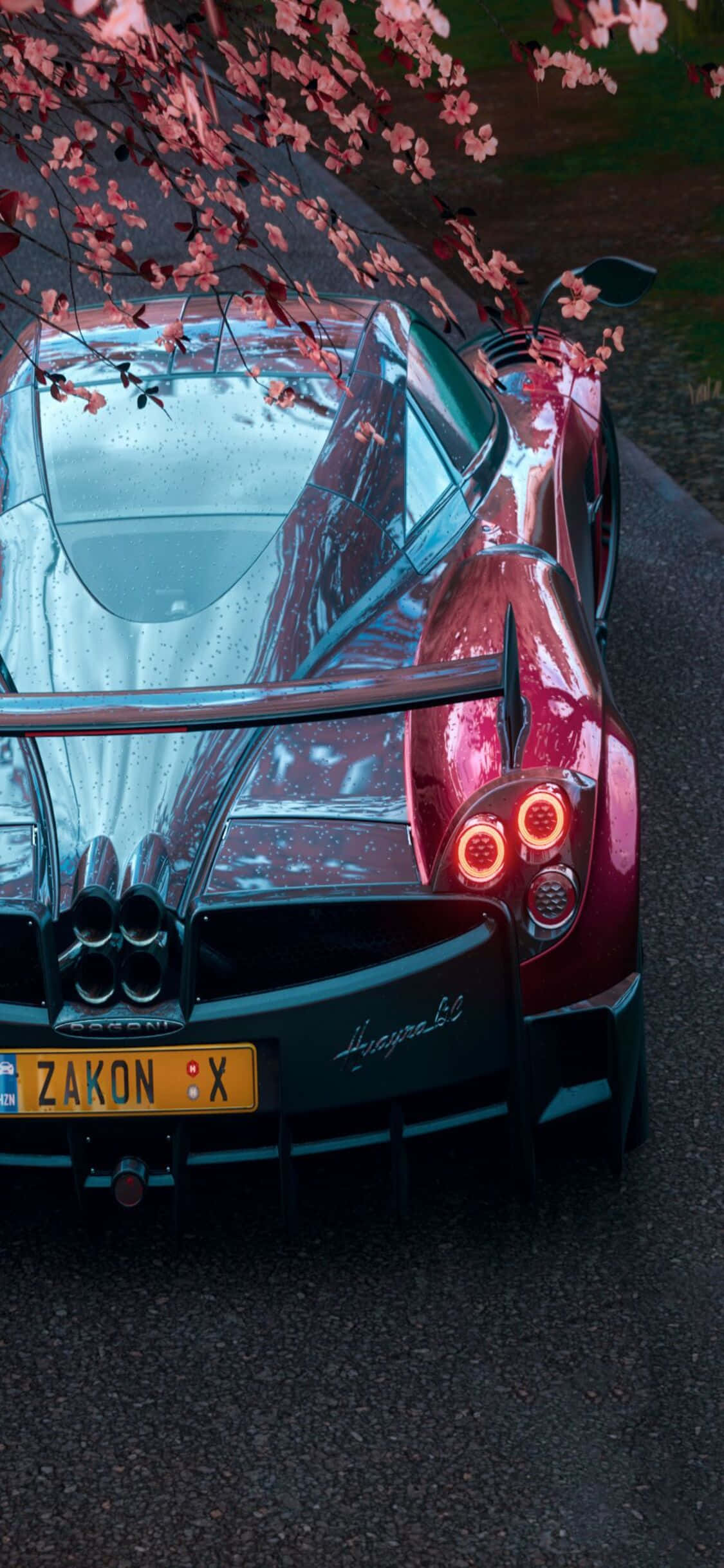พื้นหลัง Pagani Huarya iPhone X Forza Motorsport 7 วอลเปเปอร์