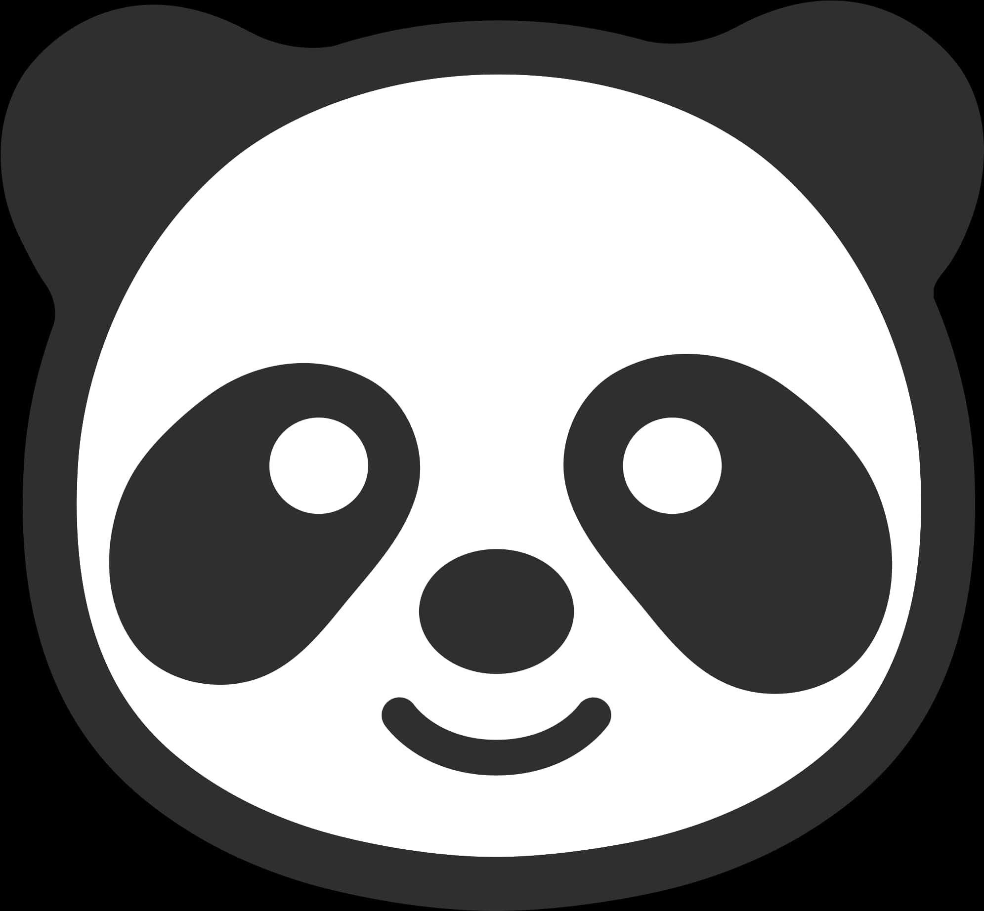 ไอคอนห Panda ยิ้ม วอลเปเปอร์
