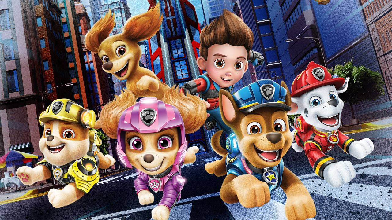 Paw Patrol The Movie หมาๆ กำลังพุ่ง — หมา วอลเปเปอร์