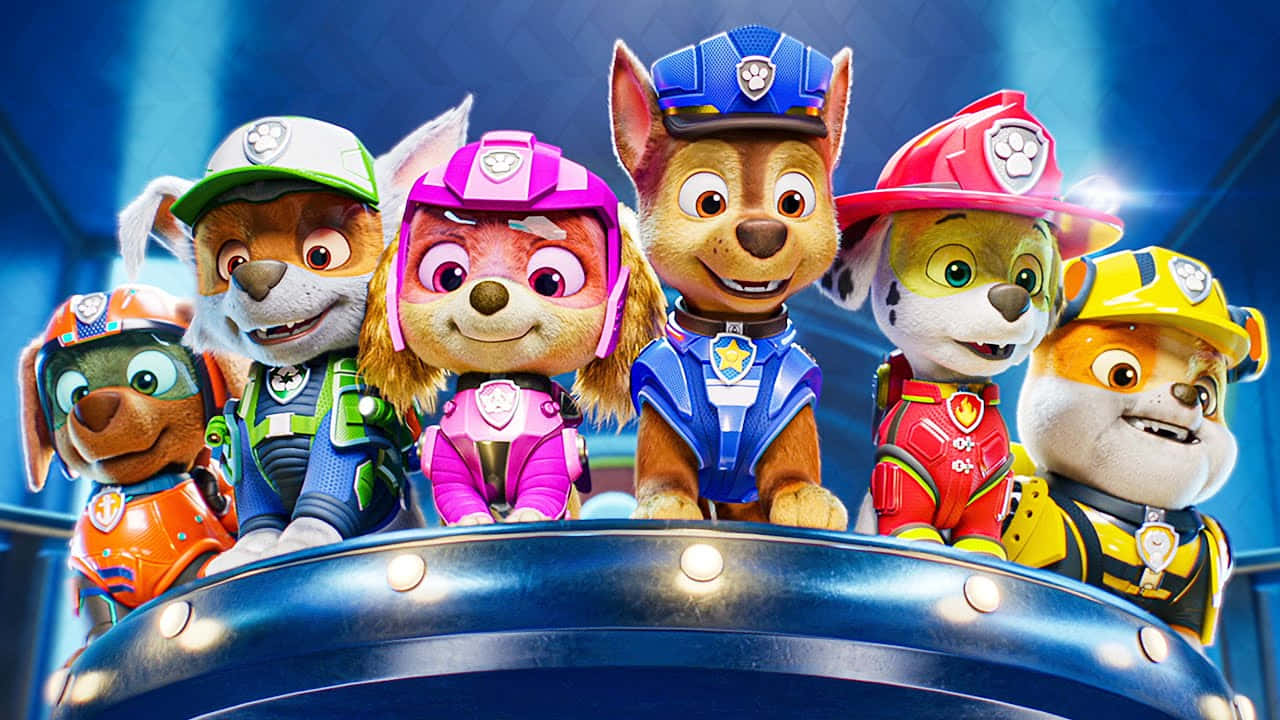 Paw Patrol The Movie ภาพลูกสุนัขคอยดูแลสถานการณ์ — หมา วอลเปเปอร์