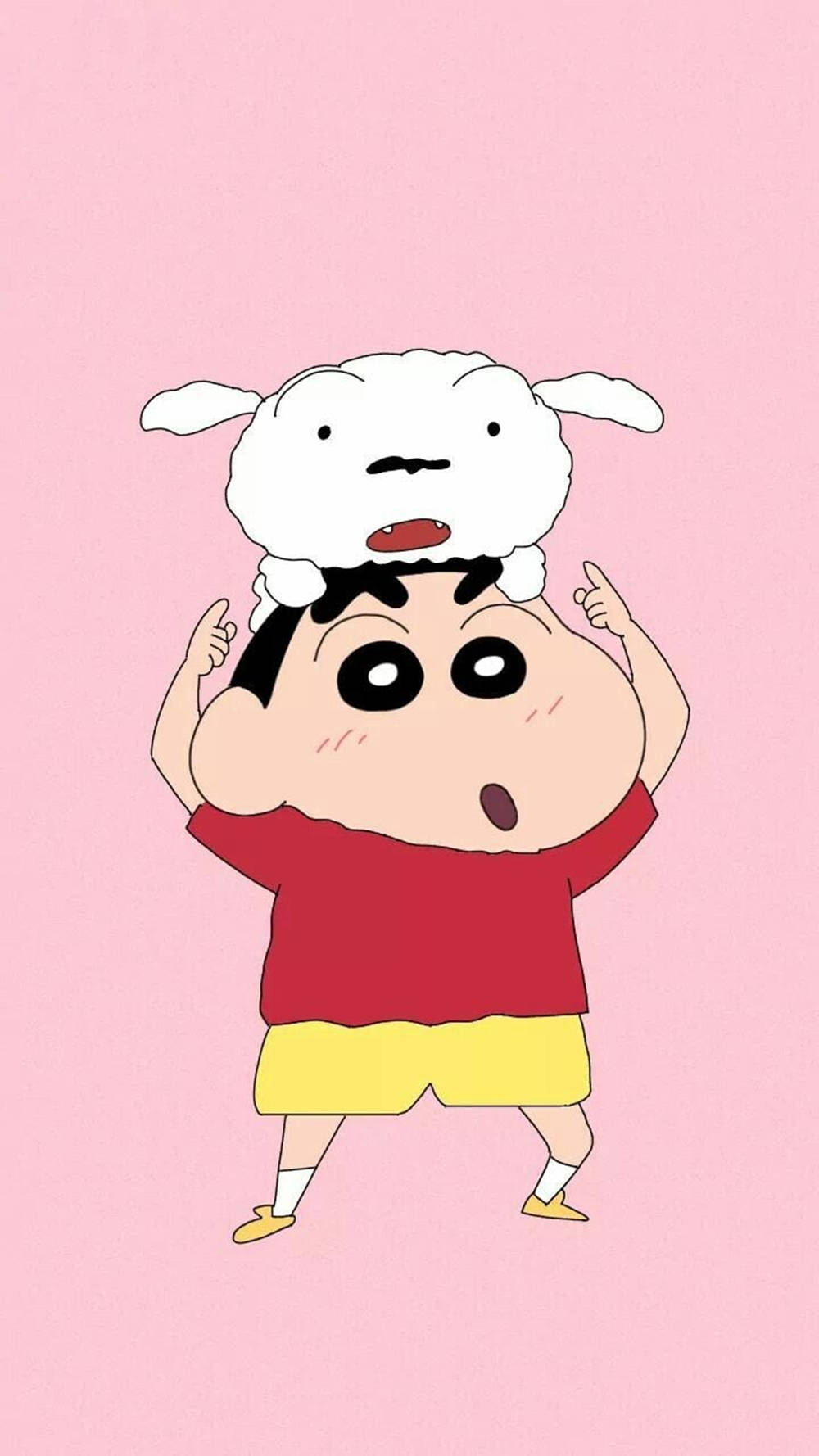 Pet Shiro และชินจัง iPhone วอลเปเปอร์