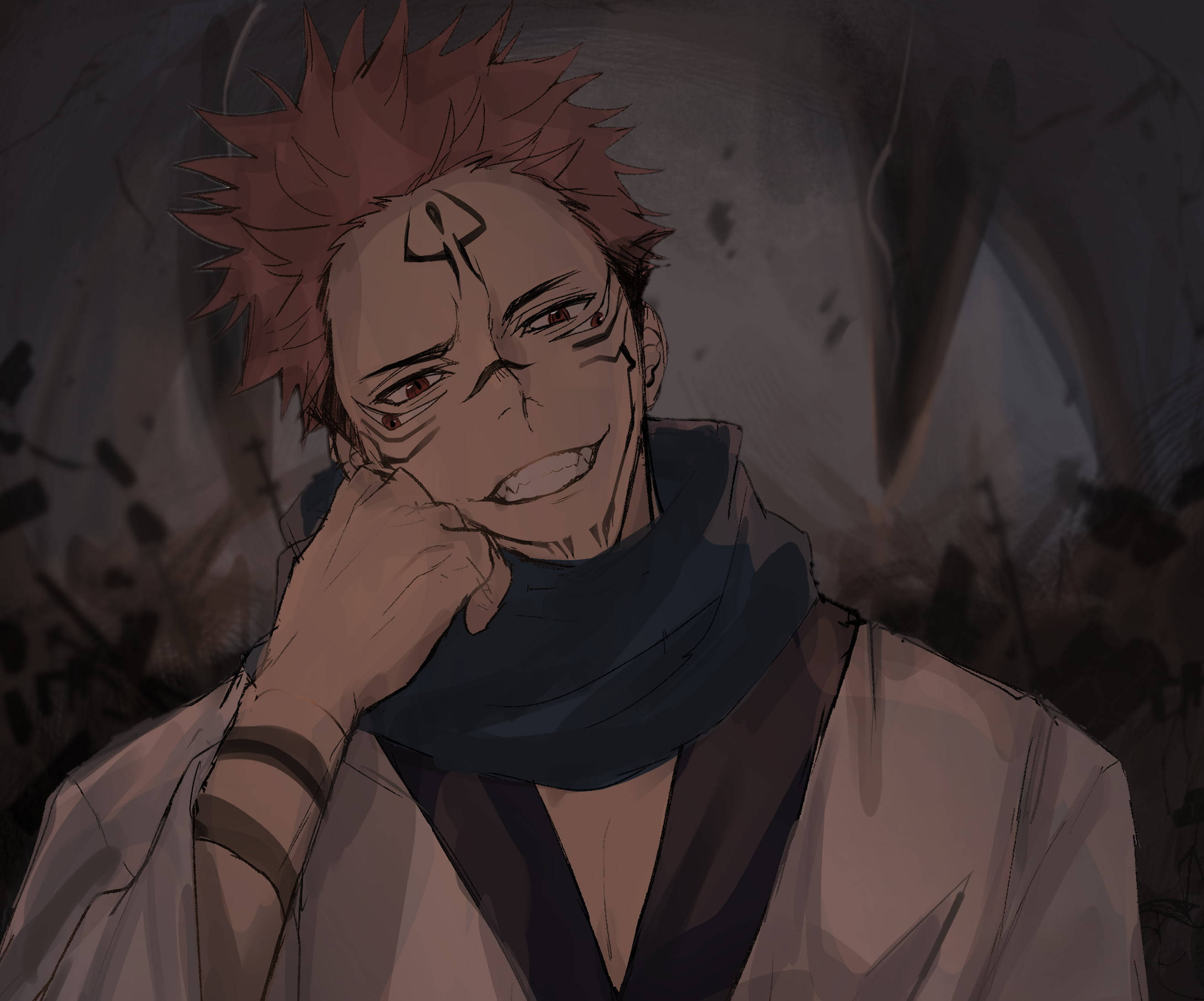 หนุ่มอนิเมะเท่ PFP Jujutsu Kaisen วอลเปเปอร์