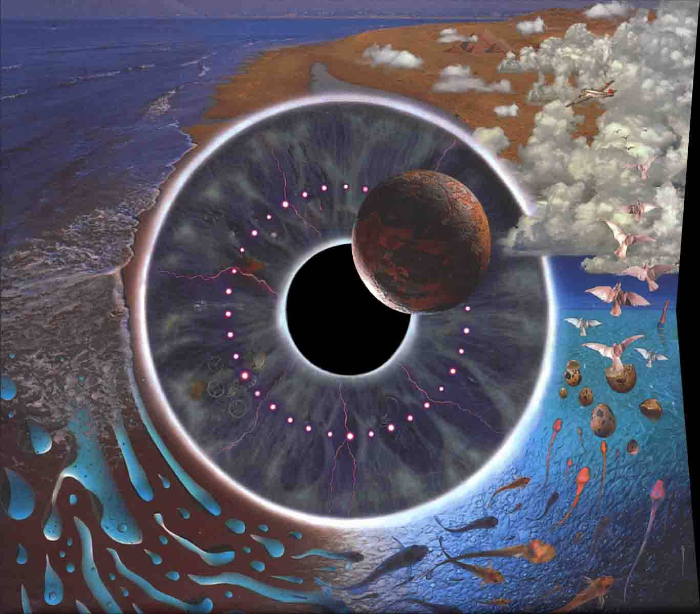 Pink Floyd 4K Pulse อัลบั้มอาร์ต วอลเปเปอร์