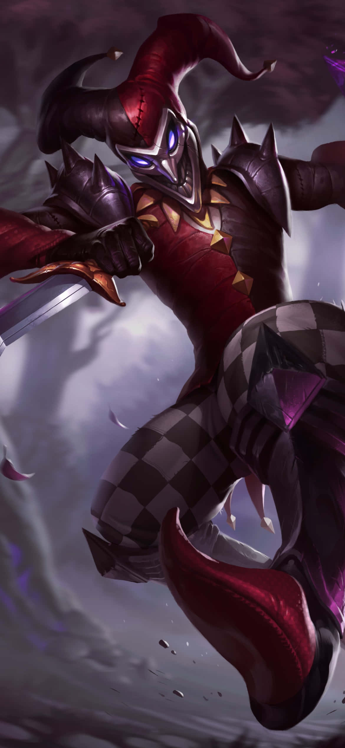 พื้นหลัง Pixel 3 League Of Legends และ Shaco วอลเปเปอร์