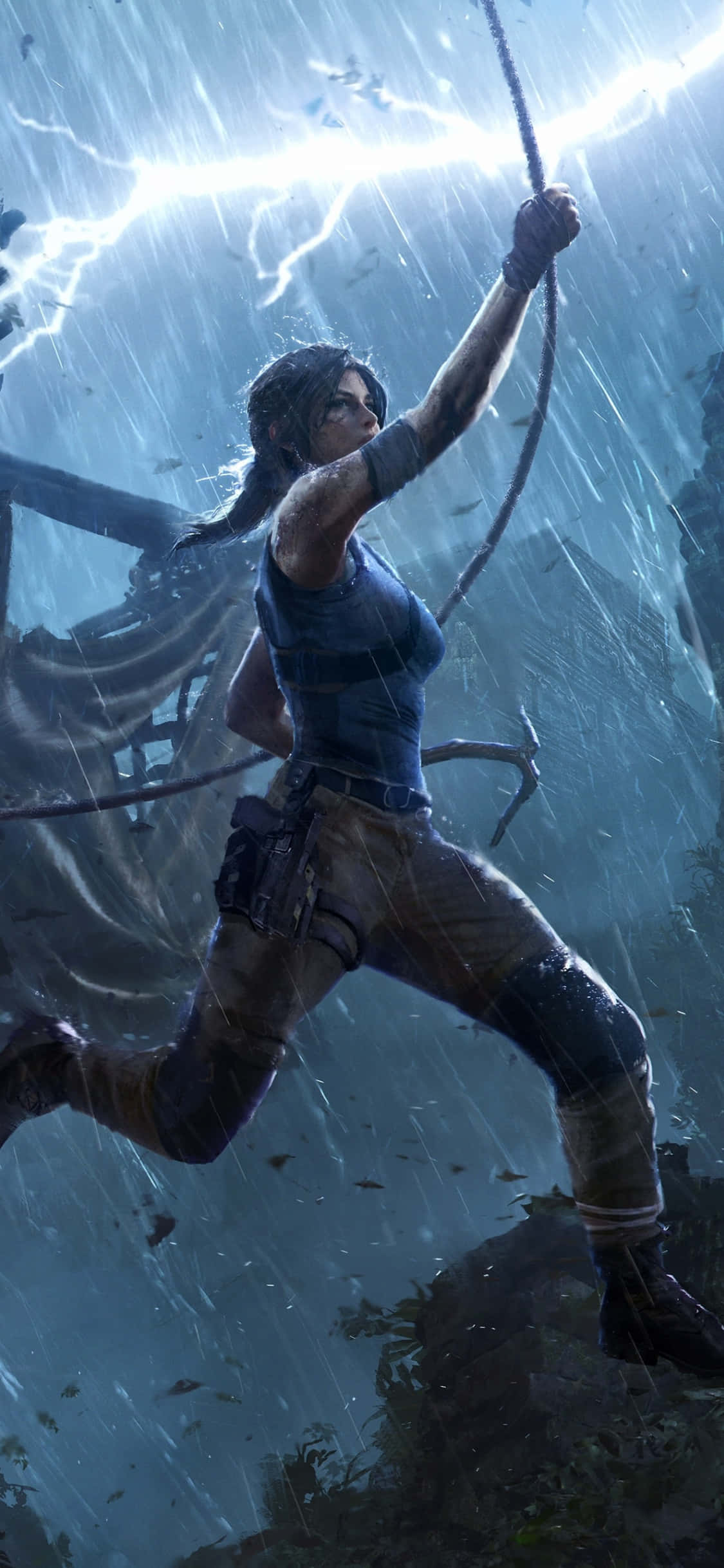 ปลดล็อกโลกแห่งการผจญภัยที่ซ่อนอยู่กับ Pixel 3 Shadow Of The Tomb Raider วอลเปเปอร์
