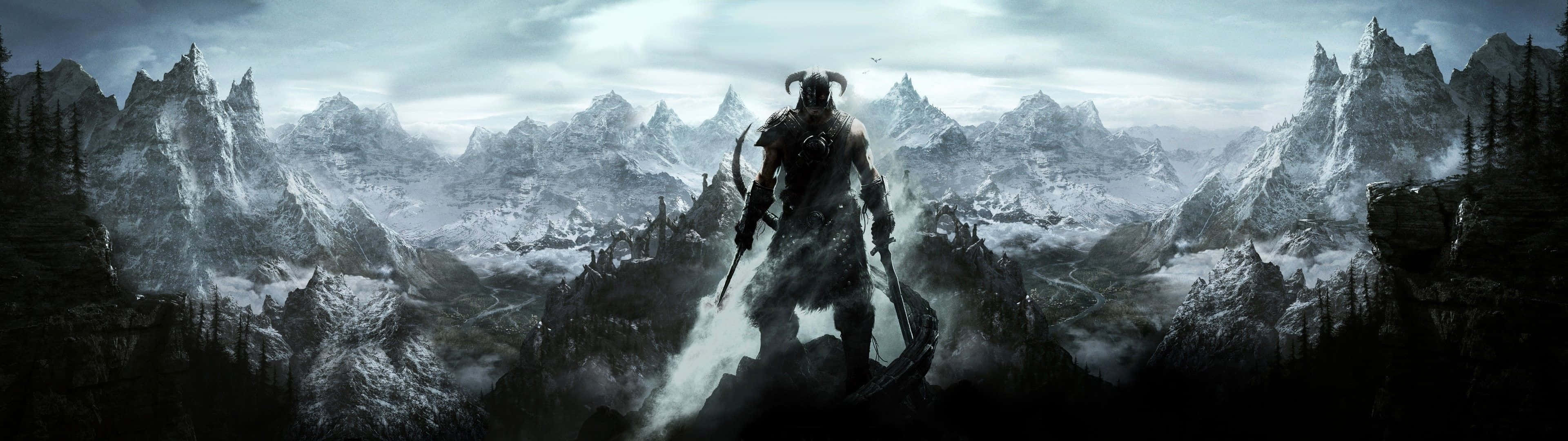 พื้นหลังจอ Pixel 3 สุดตระการตาแห่ง Skyrim วอลเปเปอร์