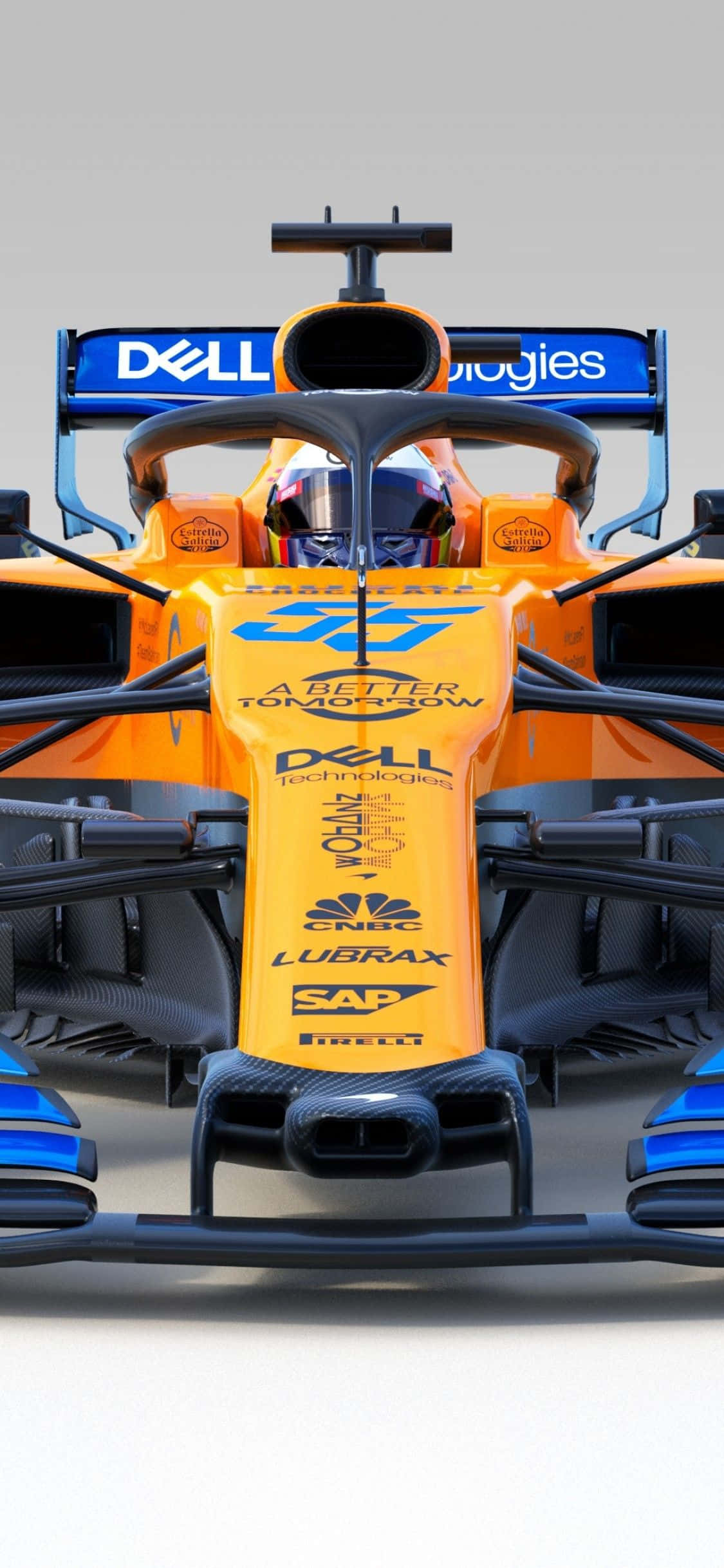 Pixel 3XL F1 2016 McLaren พื้นหลังสีขาว วอลเปเปอร์