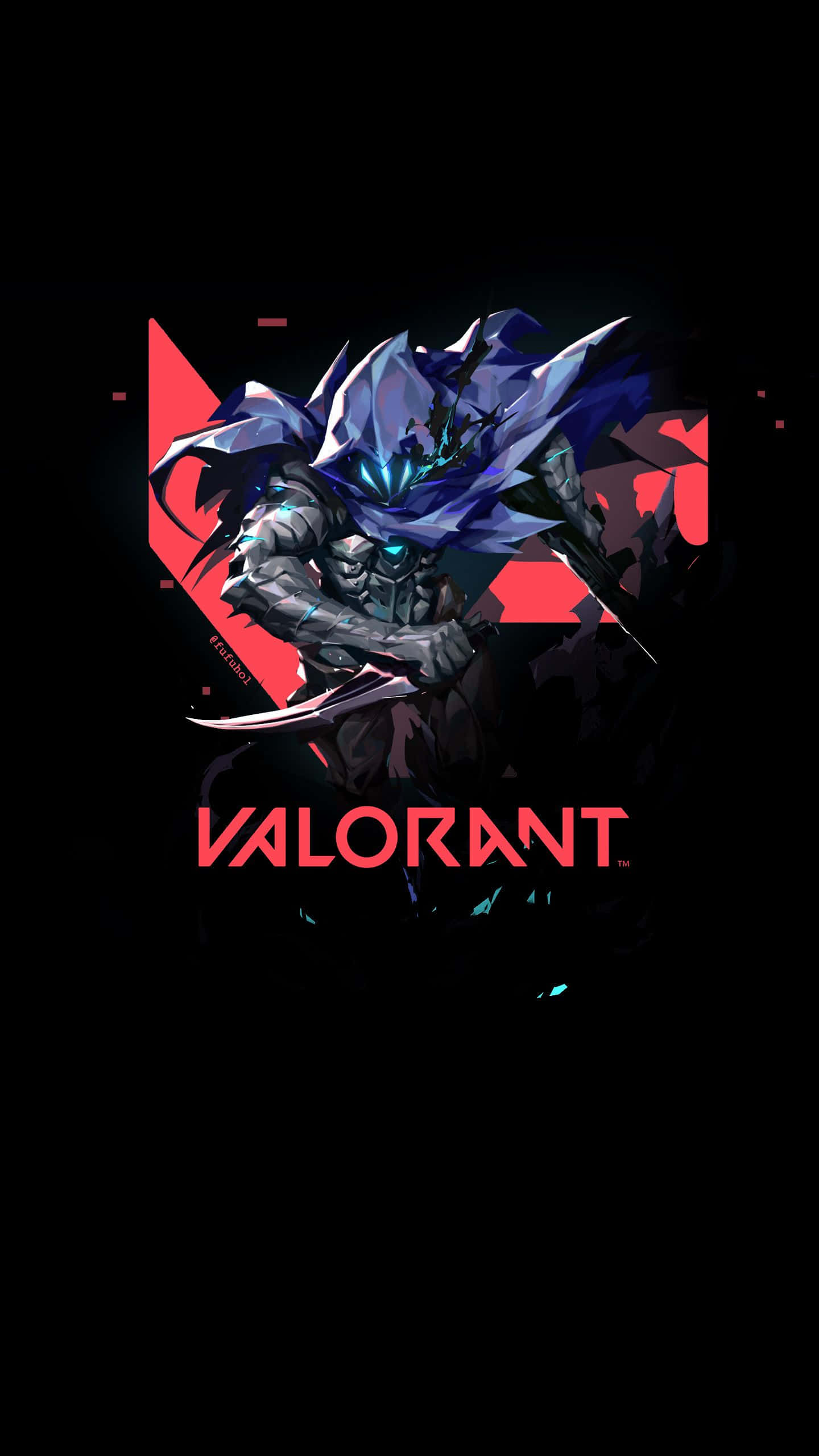 พื้นหลัง Pixel 3xl Valorant พร้อมโลโก้ Omen และ Valorant วอลเปเปอร์