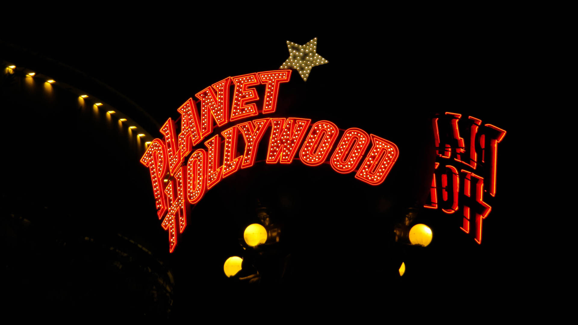 ป้าย Planet Hollywood วอลเปเปอร์