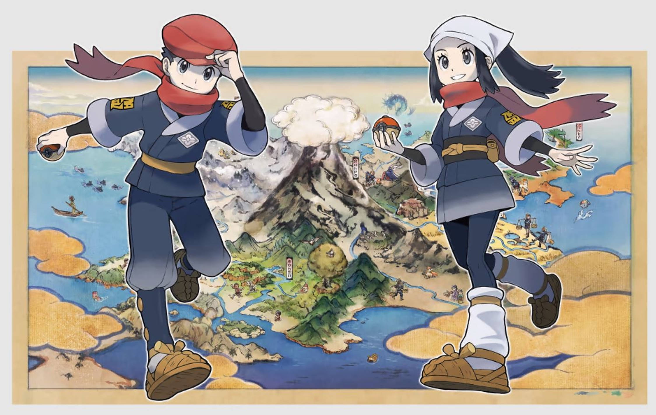แผนที่ Pokemon Legends Arceus วอลเปเปอร์