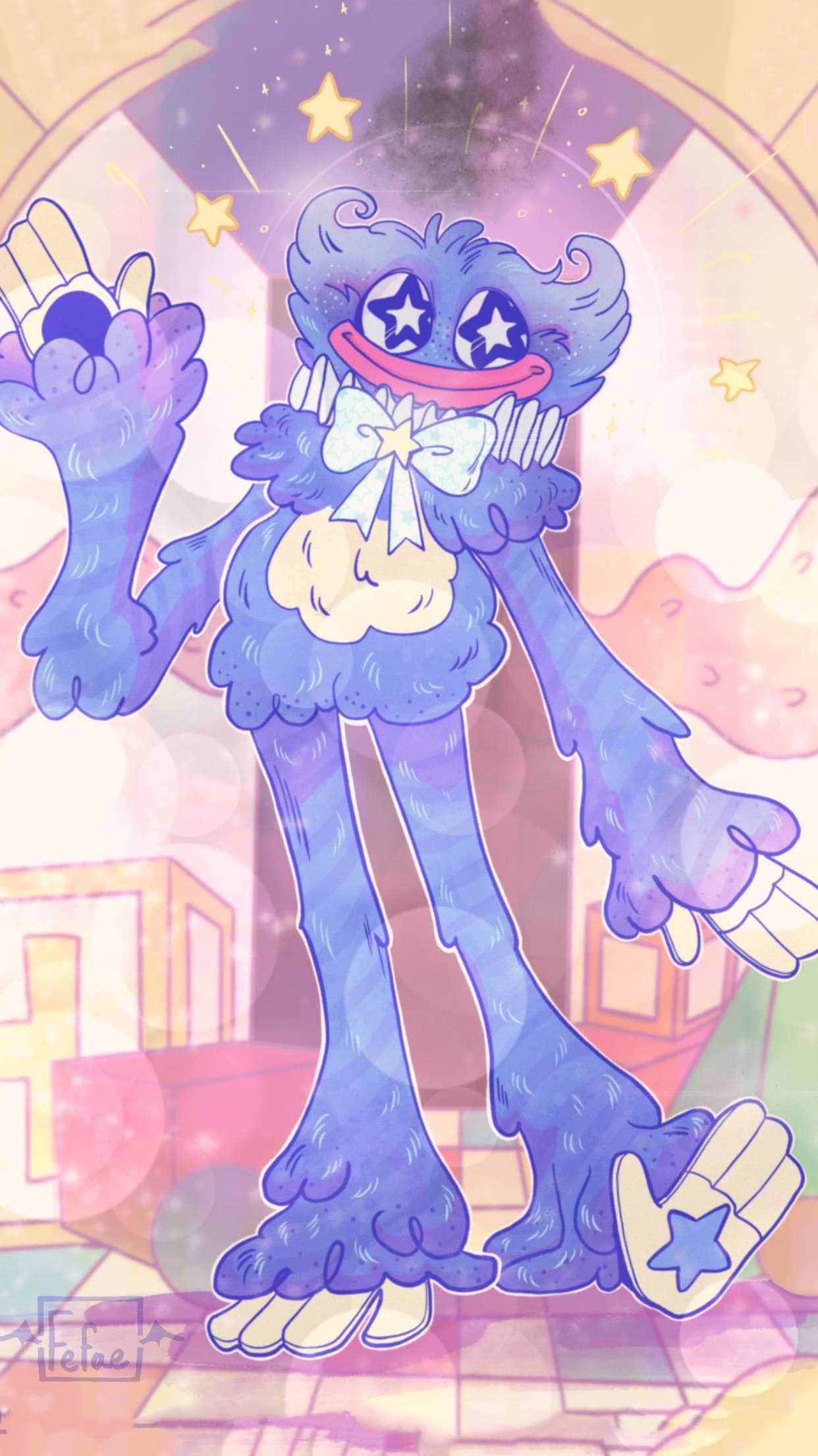 Poppy Playtime น่ารัก Huggy Wuggy วอลเปเปอร์