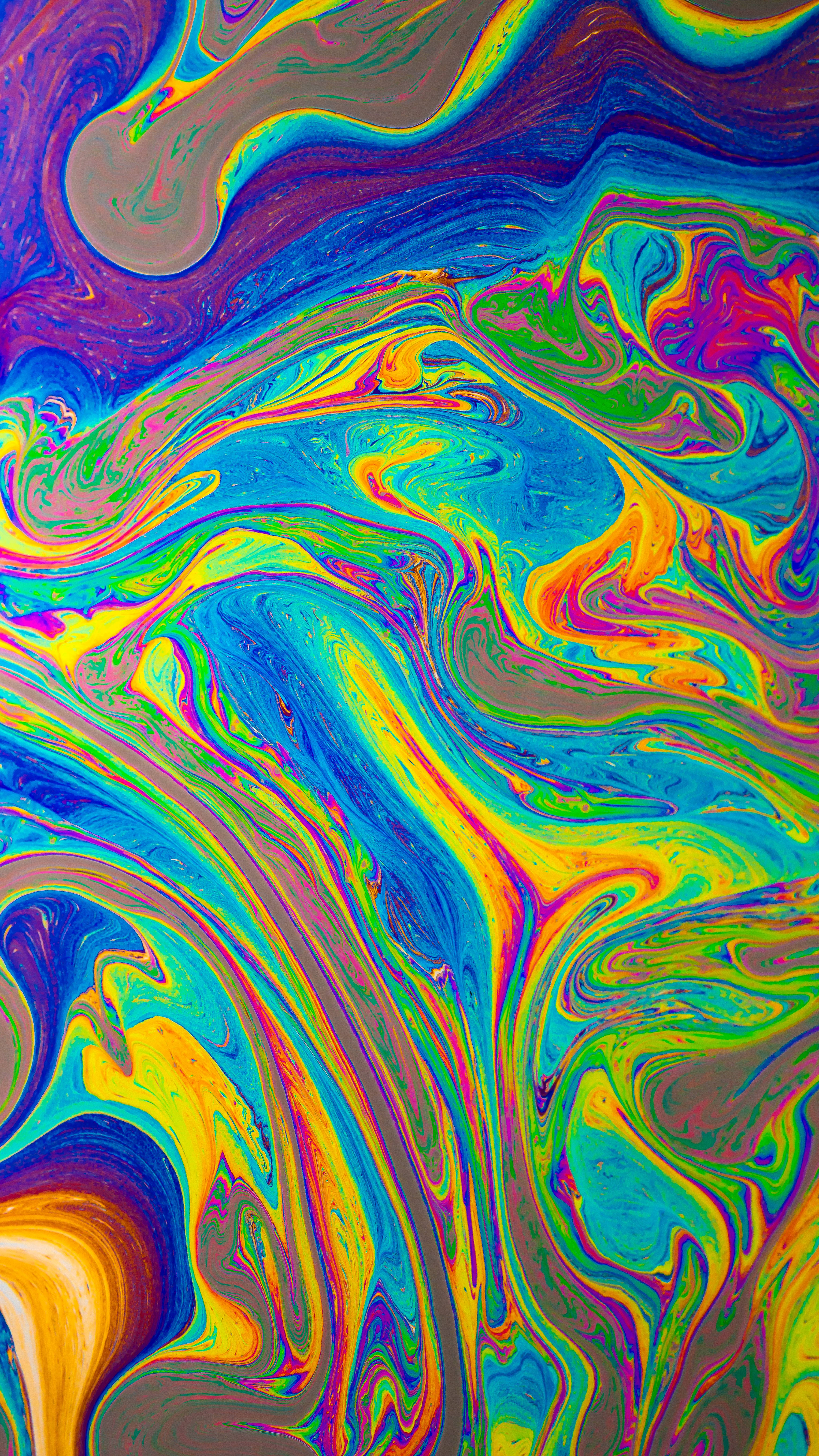วอลเปเปอร์ Psychedelic สีสันสดใส 4K สำหรับ Redmi วอลเปเปอร์
