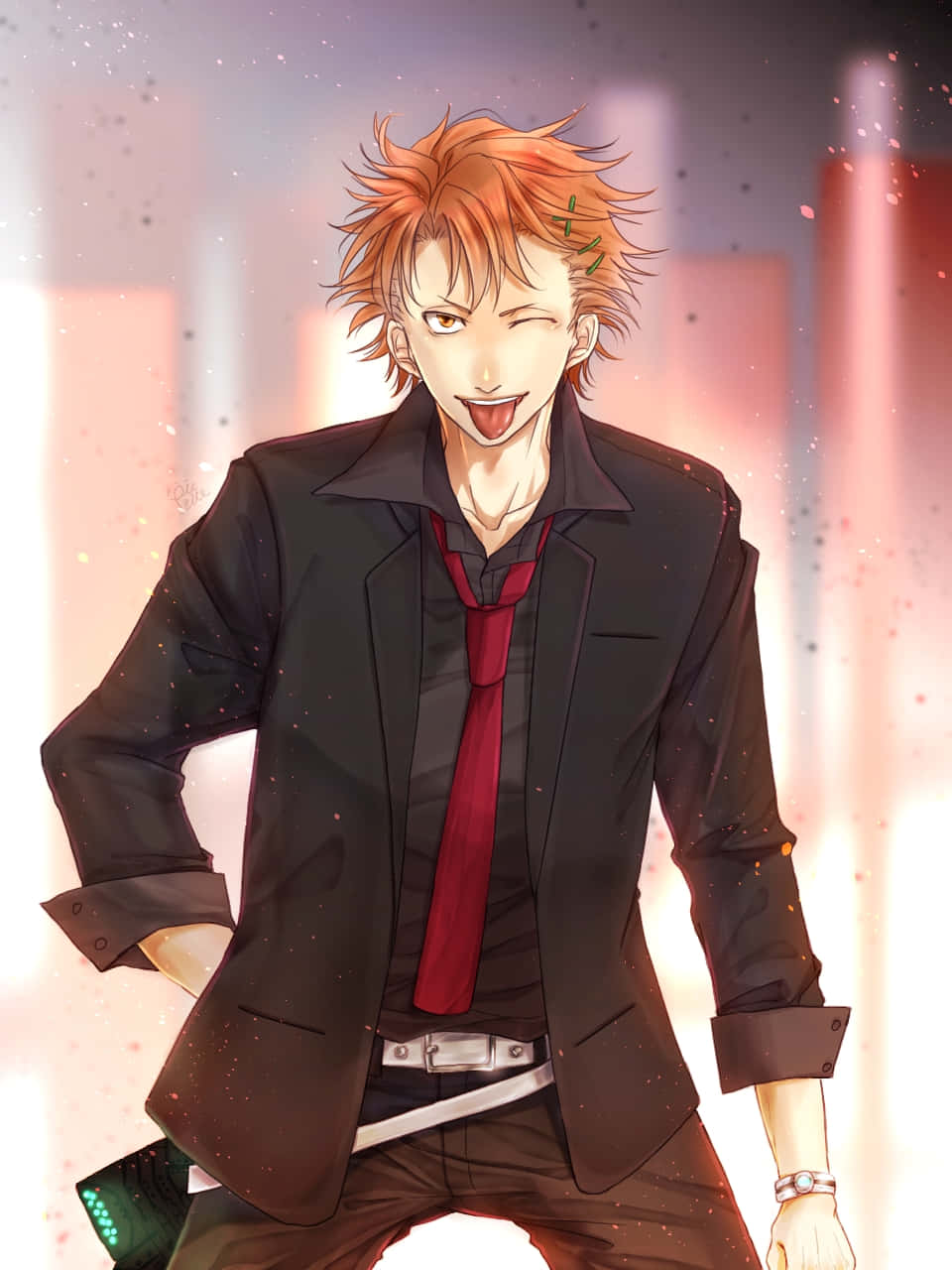 ชูเซ คางาริ จากซีรีส์อนิเมะ Psycho-Pass วอลเปเปอร์