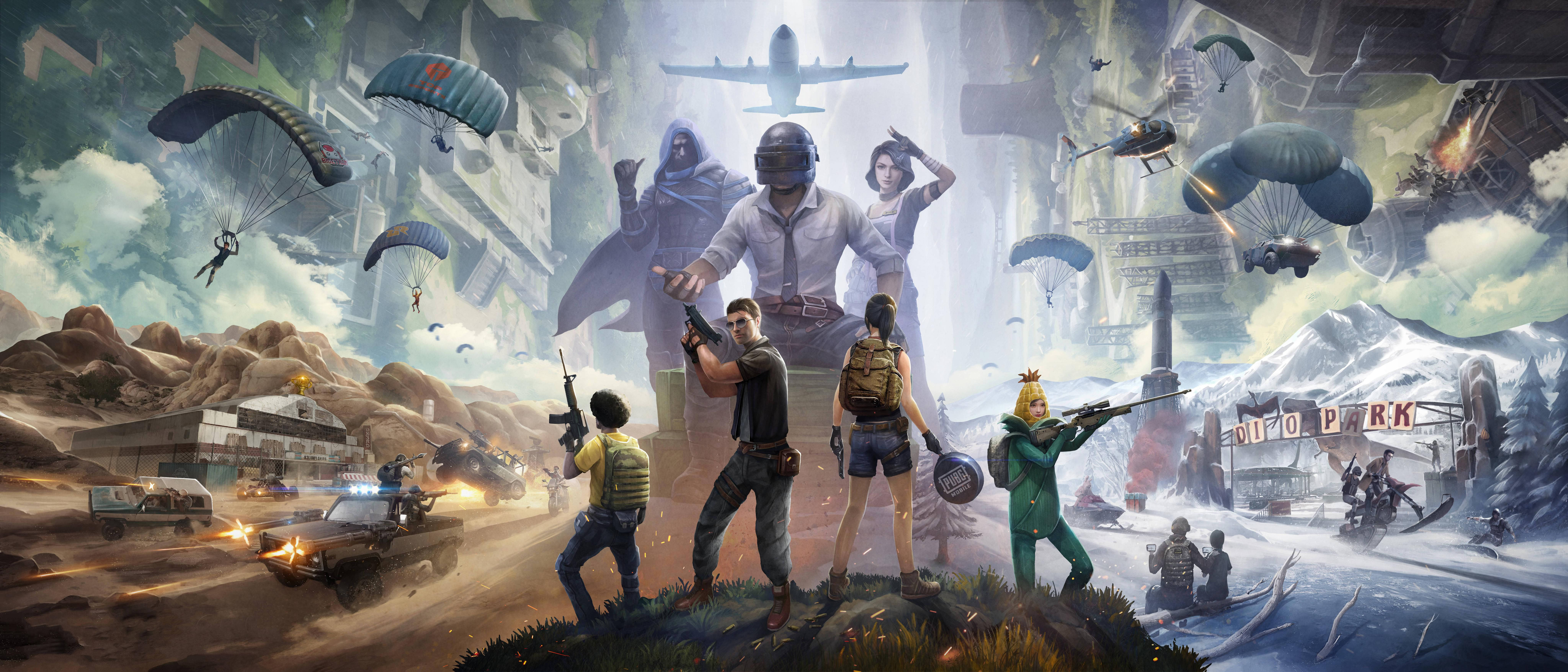 ทีม PUBG เกมมิ่ง 8K วอลเปเปอร์
